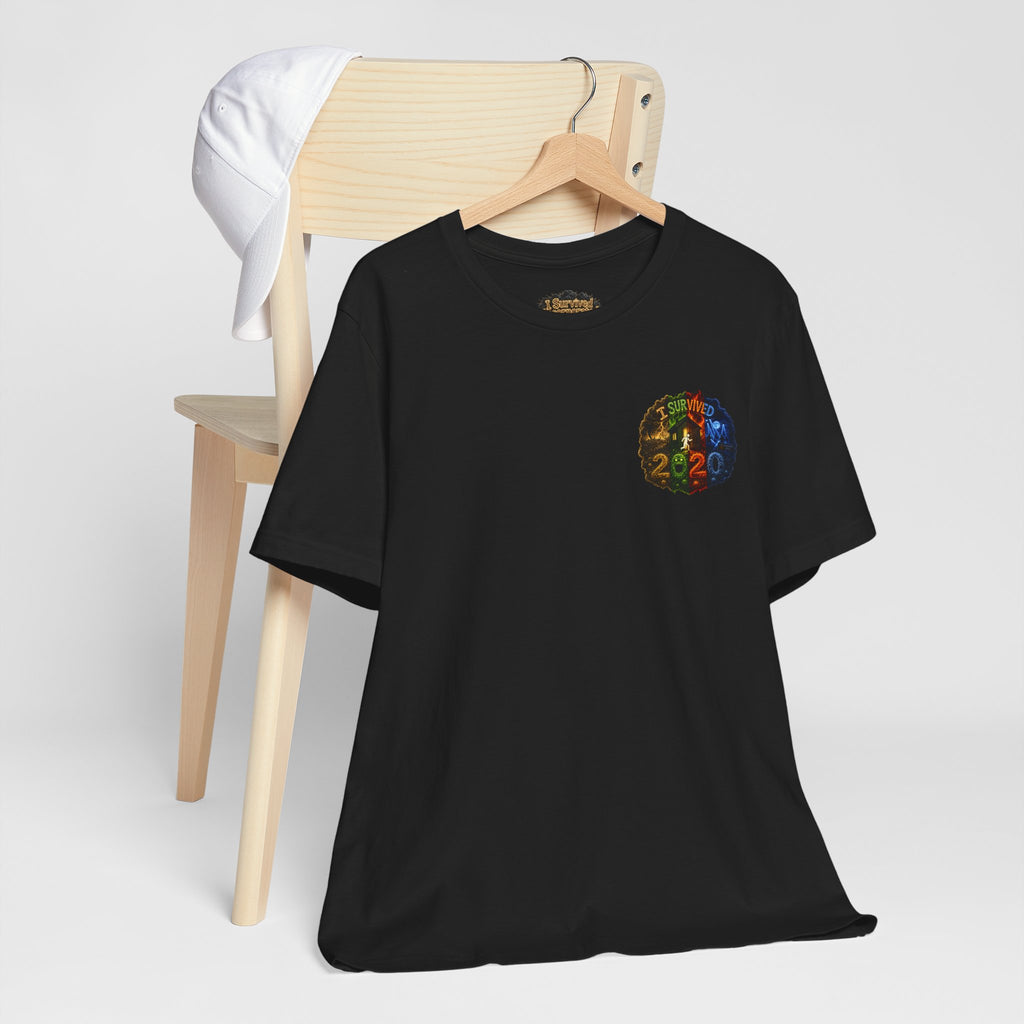 I Survived 2020 — "No Signal" Test Pattern Tee Alien Broadcast Finale Summer Premiere Unisex Jersey Short Sleeve Tee