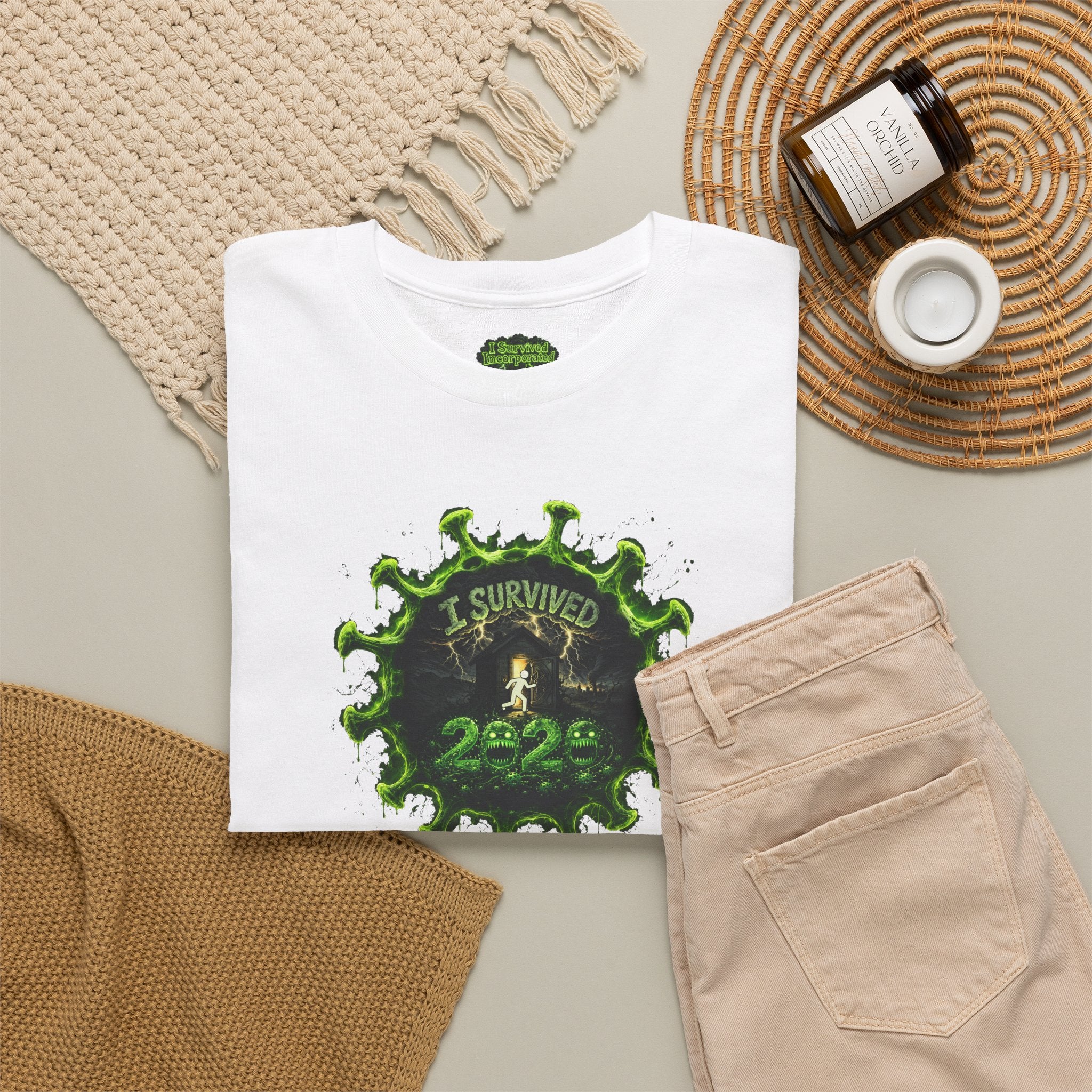 I Survived 2020 — PANDEMIC S1:E2: Director's Cut "The Coming of COVID" Unisex Heavy Cotton Tee