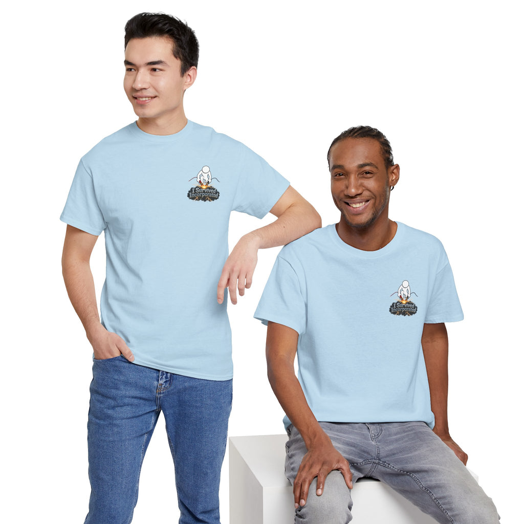 I Survived 2020 — "Please Stand By" Test Pattern Tee Summer Premier Unisex Heavy Cotton Tee