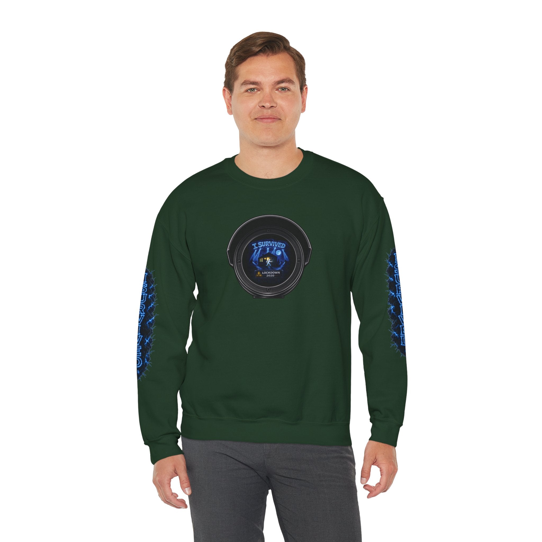 I Survived 2020 — LOCKDOWN S3:E2: Director's Cut Special Edition "Dating Under Lockdown" Unisex Heavy Blend™ Crewneck Sweatshirt