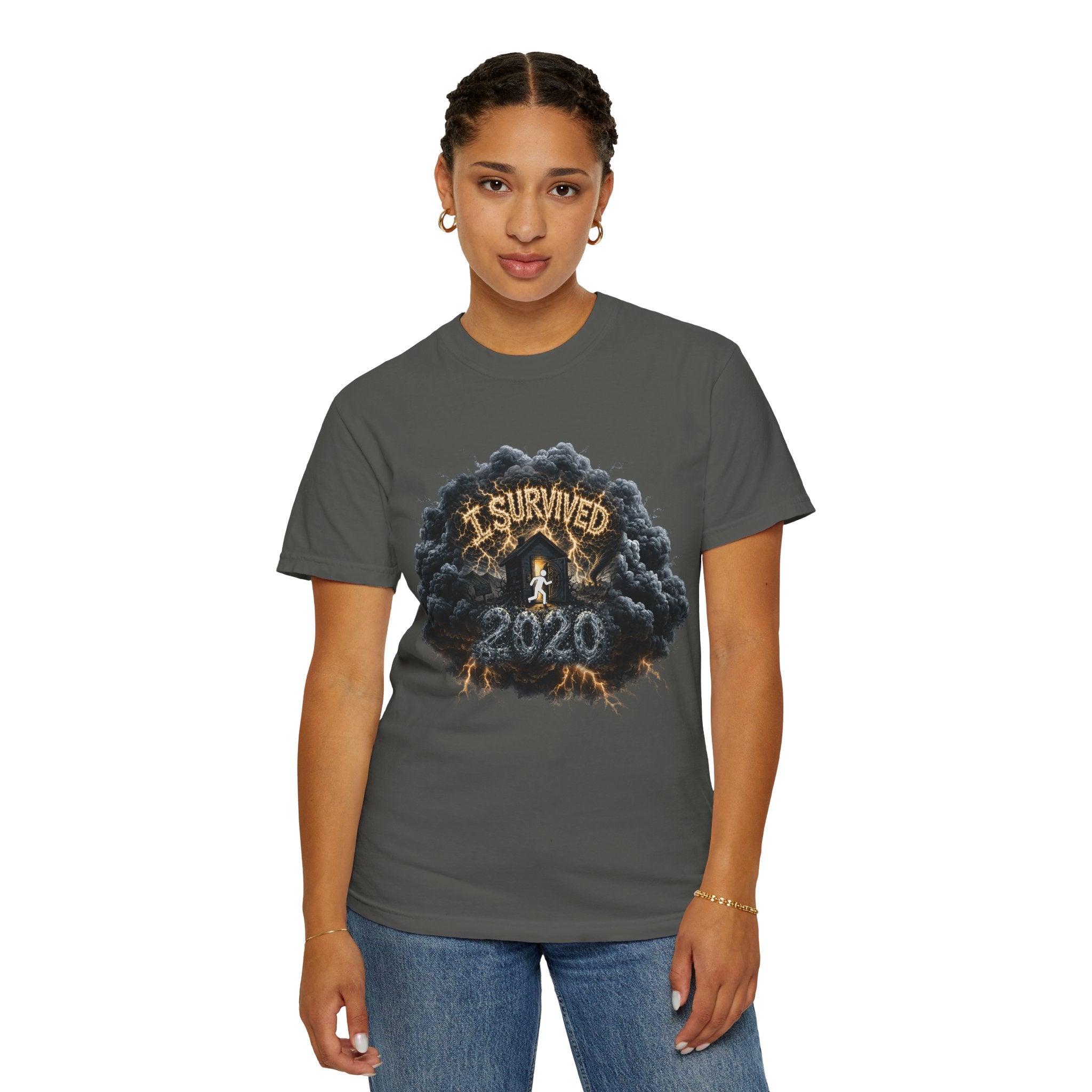 I Survived 2020 — Director's Cut Original Design Teaser Tee | Season 1 Premiere Drop Unisex Garment-Dyed T-shirt