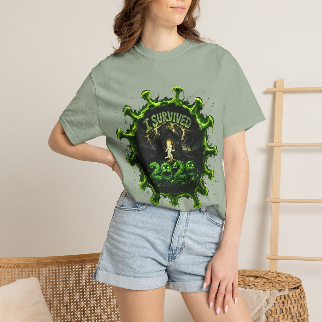 I Survived 2020 — Director's Cut S1:E5 "Delivery Doomsday" | Pandemic Edition Unisex Garment-Dyed T-shirt
