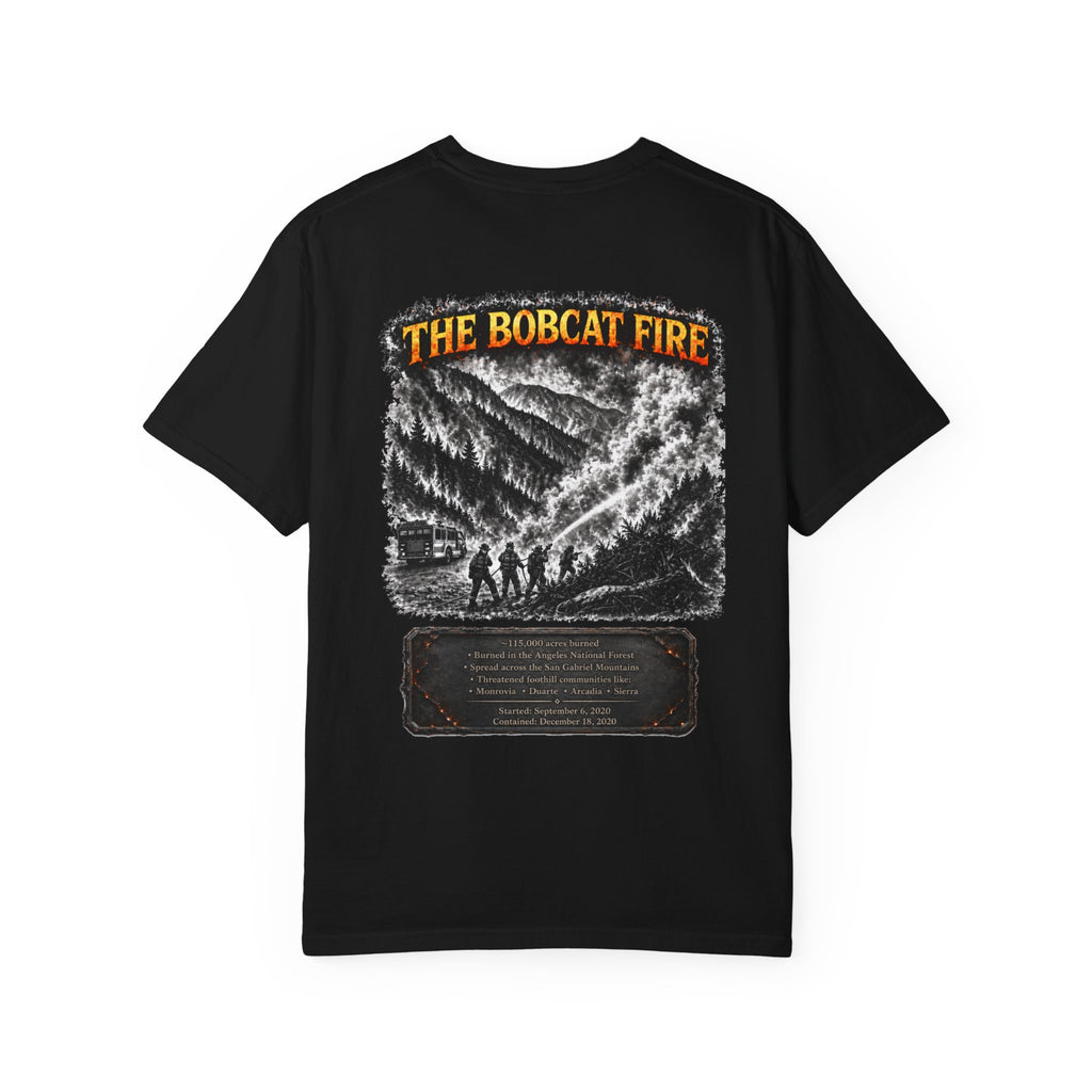 I Survived 2020 — Director's Cut S2:E2 "The Bobcat Fire" | Wildfire Edition Memorial Unisex Garment-Dyed T-shirt