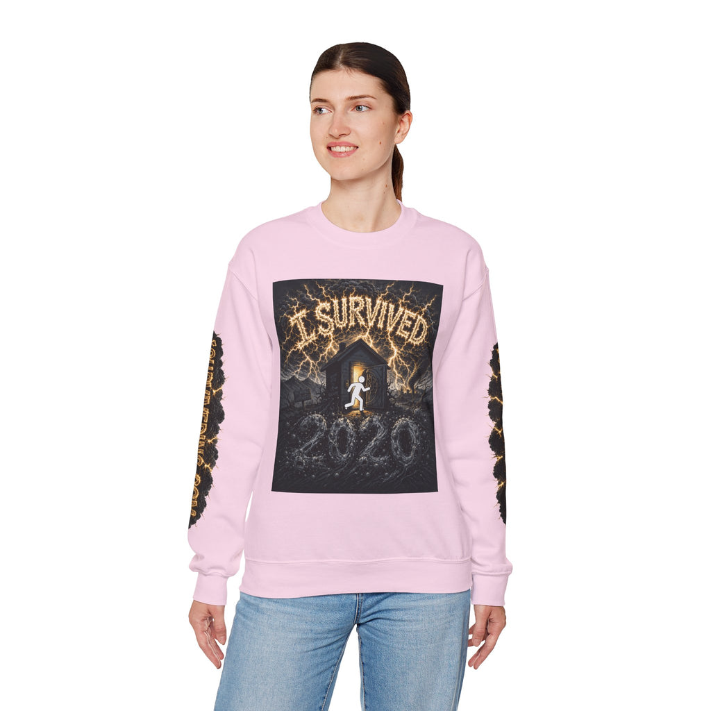 I Survived 2020 — Original PILOT Design: Special Edition Unisex Heavy Blend™ Crewneck Sweatshirt