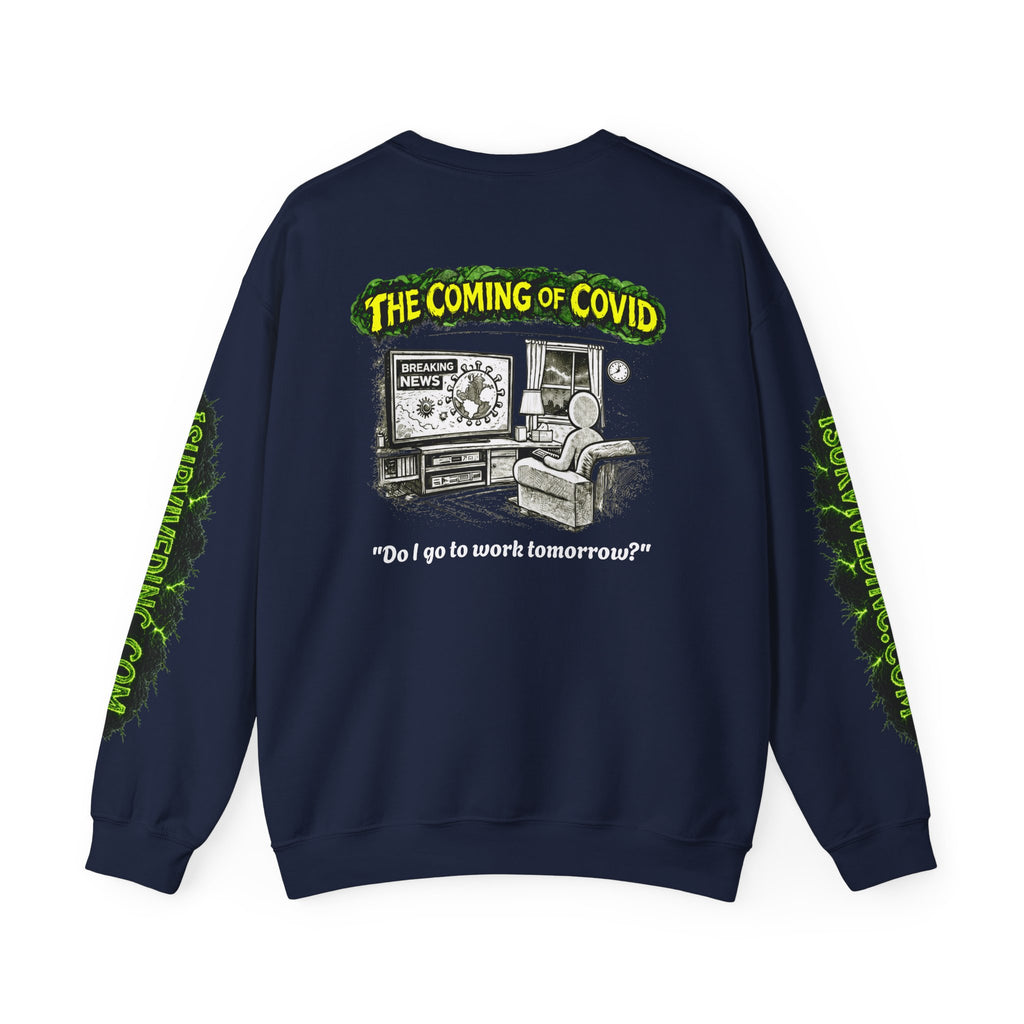 I Survived 2020 — PANDEMIC S1:E2: "The Coming of COVID" Unisex Heavy Blend™ Crewneck Sweatshirt