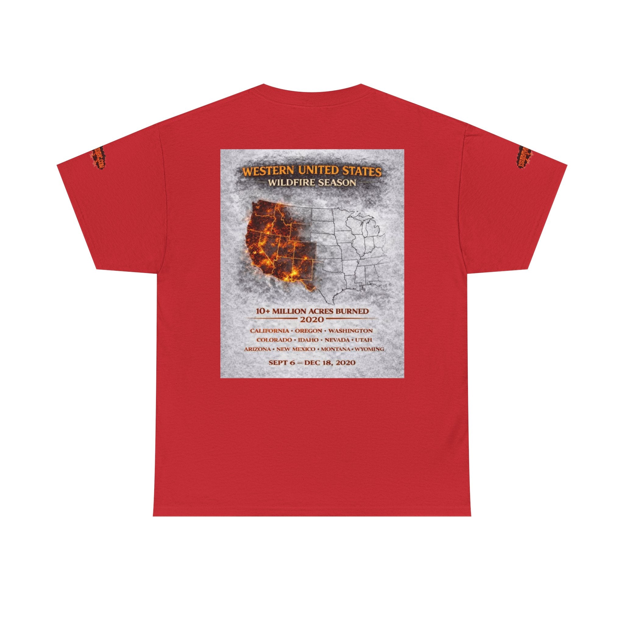 I Survived 2020 — S2:E4 "Western U.S. Wildfire Season" | Mid-Season Finale Pt. 1 | Wildfire Edition Memorial Unisex Heavy Cotton Tee (SPECIAL EDITION)
