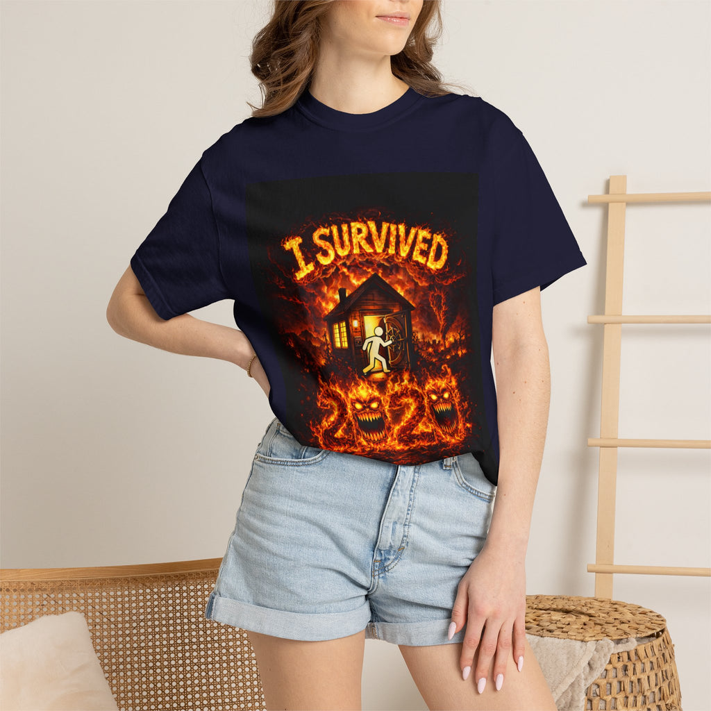 I Survived 2020 — S2:E4 "Western U.S. Wildfire Season" | Mid-Season Finale Pt. 1 | Wildfire Edition Memorial Unisex Garment-Dyed T-shirt