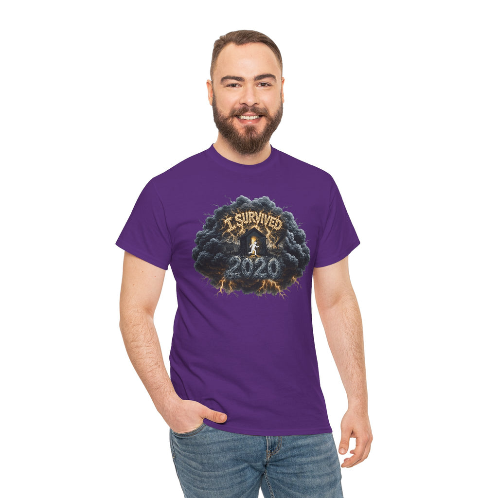 I Survived 2020 — Director's Cut Original Design Teaser Tee | Season 1 Premiere Drop Unisex Heavy Cotton Tee