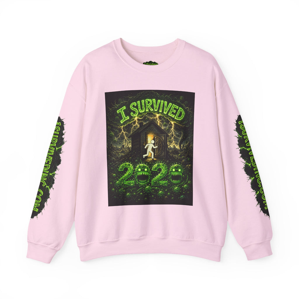 I Survived 2020 — PANDEMIC S1:E3: "The Jab!" Unisex Heavy Blend™ Crewneck Sweatshirt