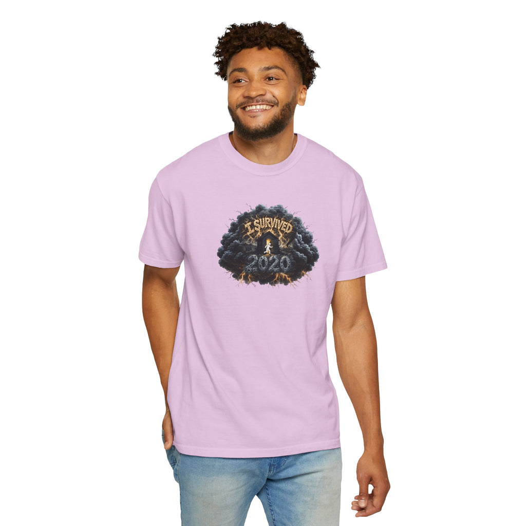 I Survived 2020 — Original PILOT Design: Director's Cut Unisex Garment-Dyed T-shirt