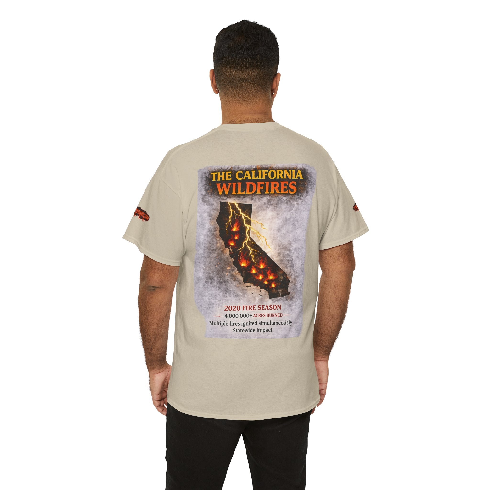 I Survived 2020 — Director's Cut S2:E3 "The California Wildfires" | Wildfire Edition Memorial Unisex Heavy Cotton Tee (SPECIAL EDITION)