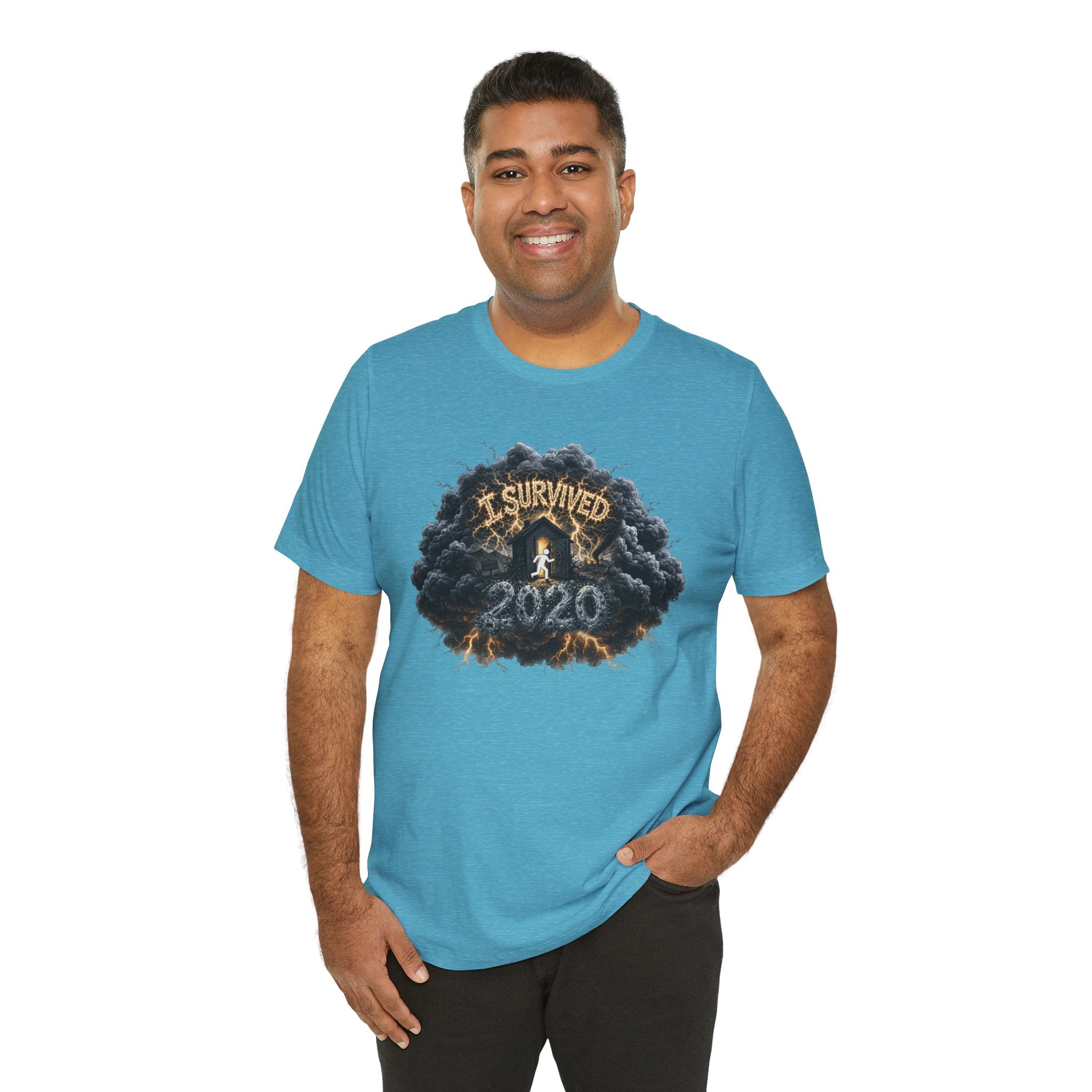 I Survived 2020 — Director's Cut Original Design Teaser Tee | Season 1 Premiere Drop Unisex Jersey Short Sleeve Tee