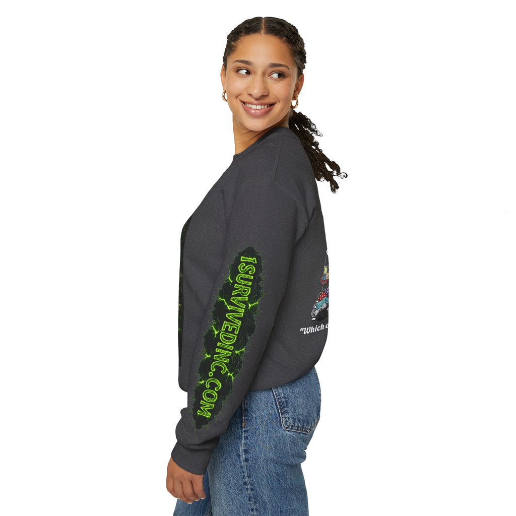 I Survived 2020 — S1:E4 "Mask Madness Mayhem Moment" | Pandemic Edition Unisex Heavy Blend™ Crewneck Sweatshirt
