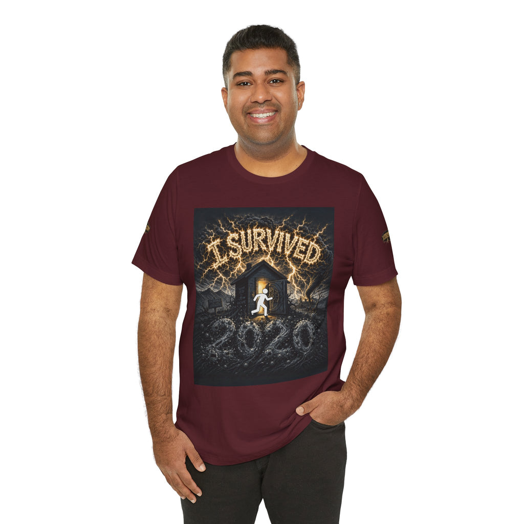 I Survived 2020 — Original Design Teaser Tee | Season 1 Premiere Drop Unisex Jersey Short Sleeve Tee