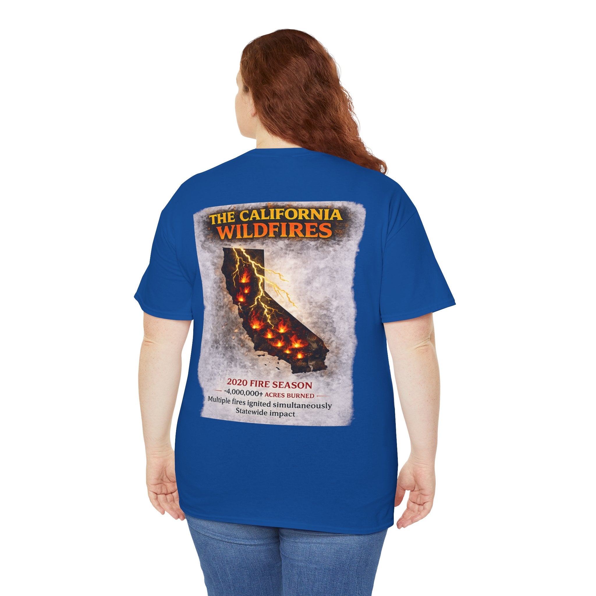I Survived 2020 — Director's Cut S2:E3 "The California Wildfires" | Wildfire Edition Memorial Unisex Heavy Cotton Tee
