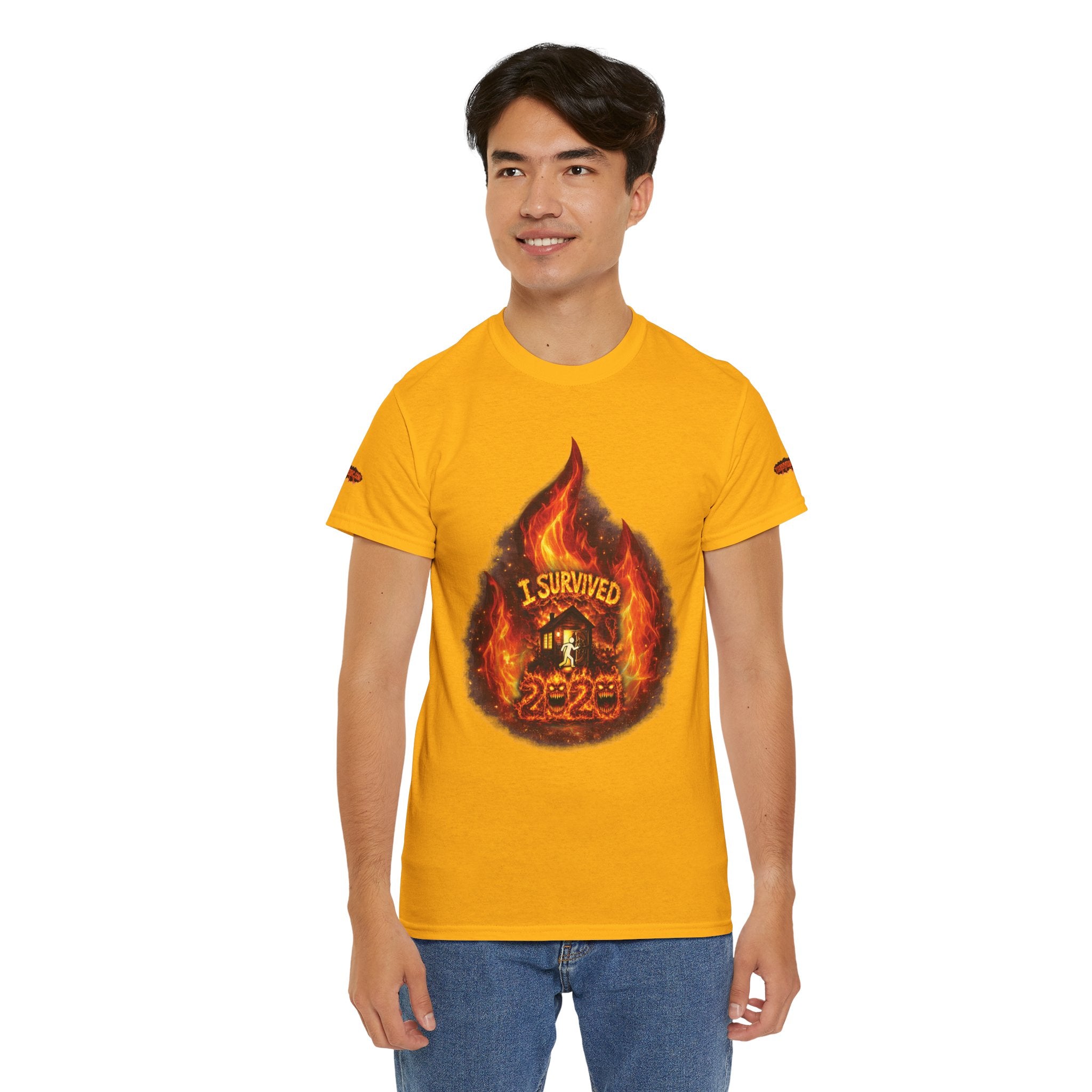 I Survived 2020 — Director's Cut S2:E3 "The California Wildfires" | Wildfire Edition Memorial Unisex Heavy Cotton Tee (SPECIAL EDITION)