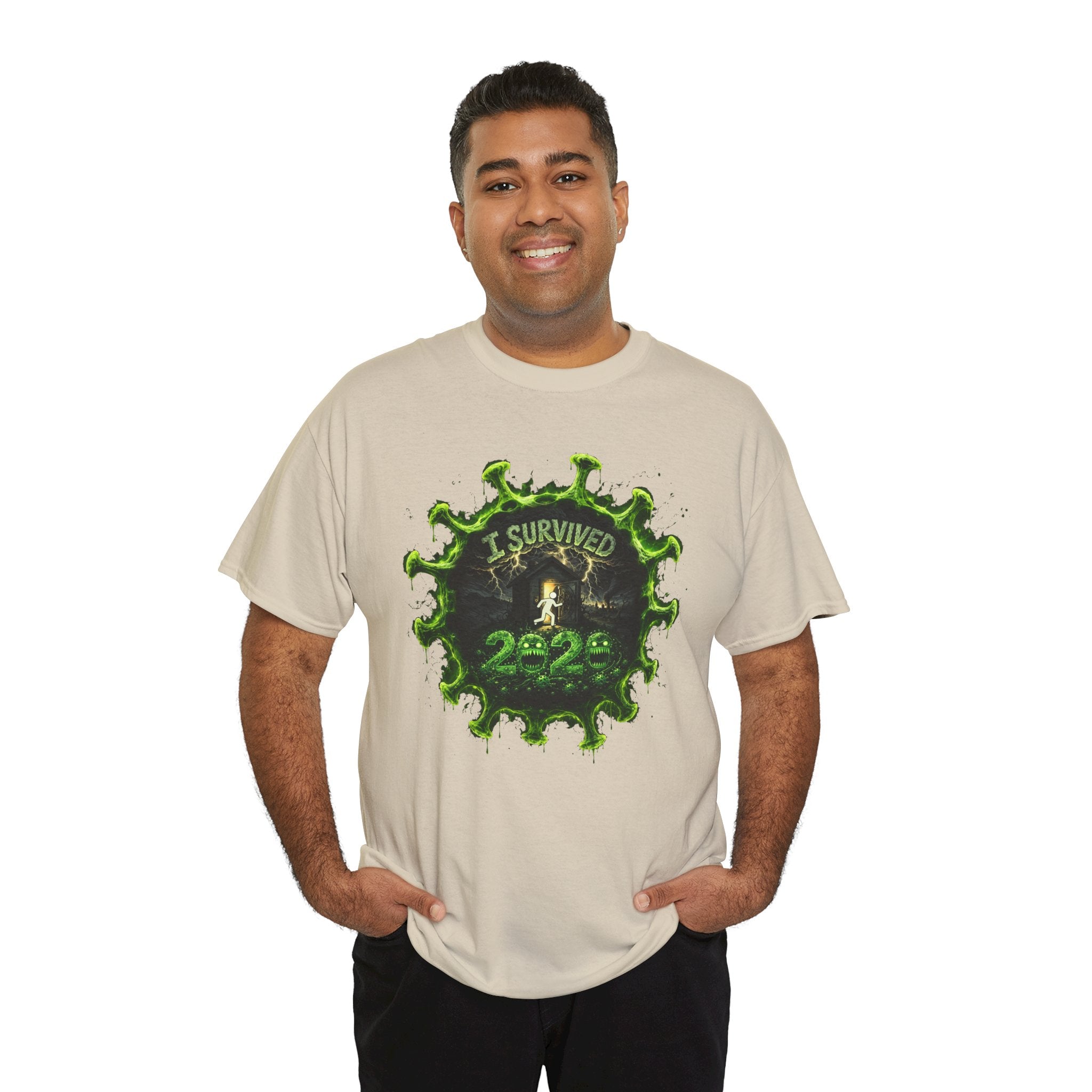 I Survived 2020 — Director's Cut S1:E2 "The Coming of COVID" | Pandemic Edition Unisex Heavy Cotton Tee
