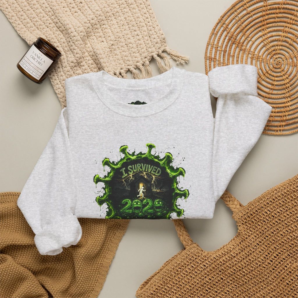 I Survived 2020 — PANDEMIC S1:E1: Director's Cut "COVID-19: The Coronavirus" Unisex Heavy Blend™ Crewneck Sweatshirt