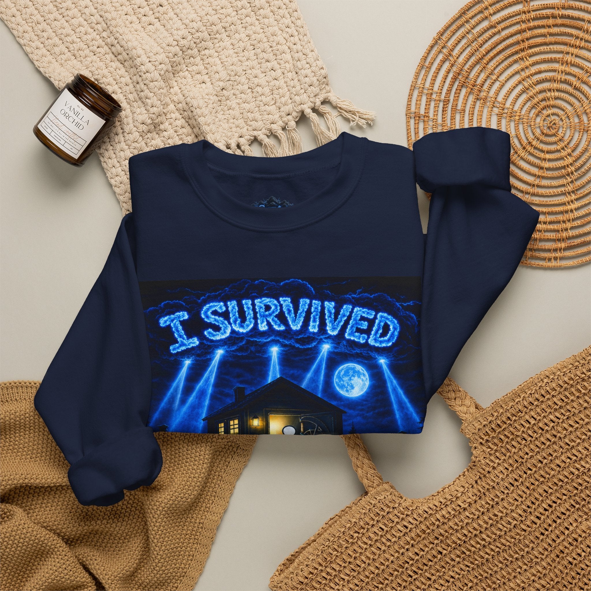 I Survived 2020 — LOCKDOWN S3:E4: "Working From Home" Unisex Heavy Blend™ Crewneck Sweatshirt