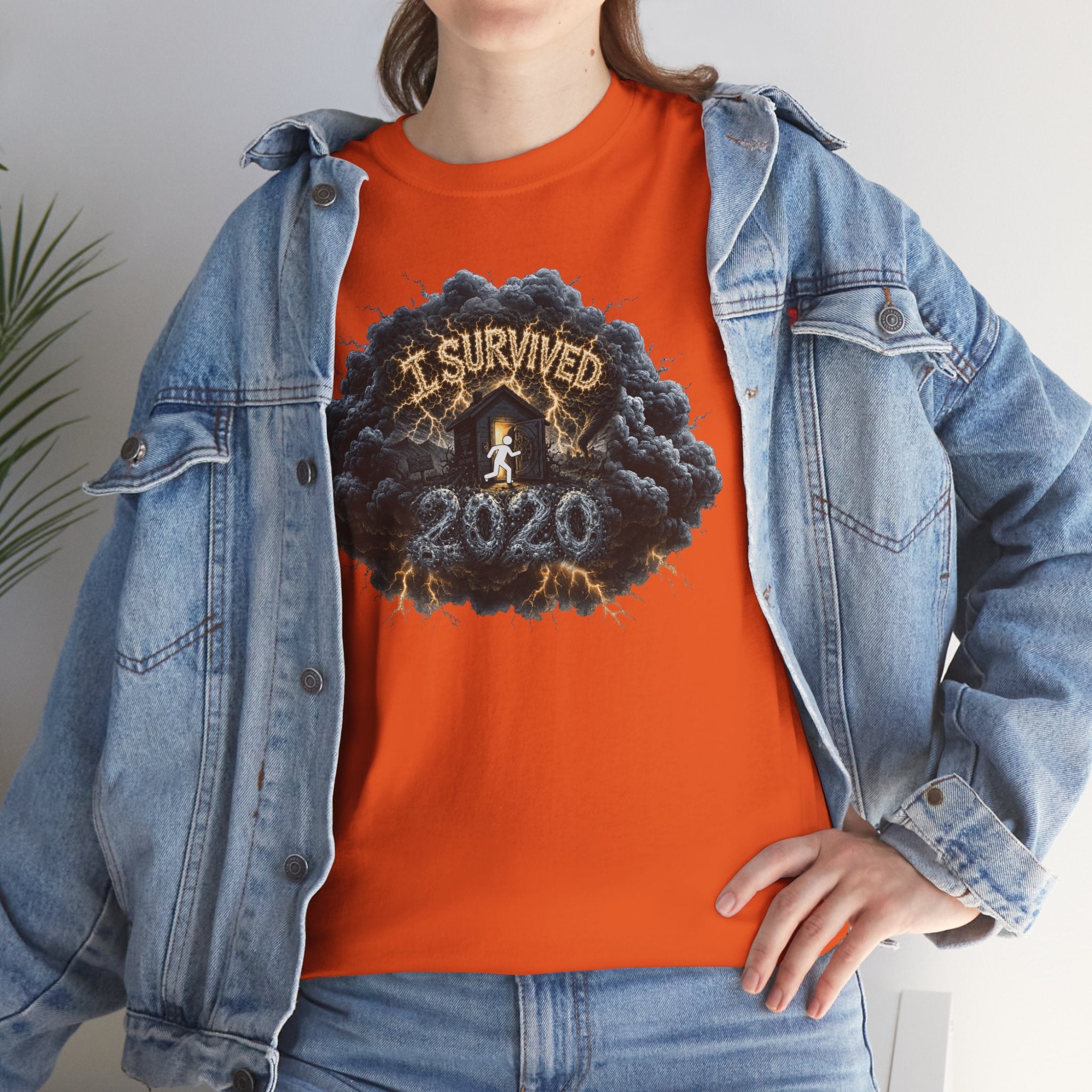 I Survived 2020 — Director's Cut Original Design Teaser Tee | Season 1 Premiere Drop Unisex Heavy Cotton Tee