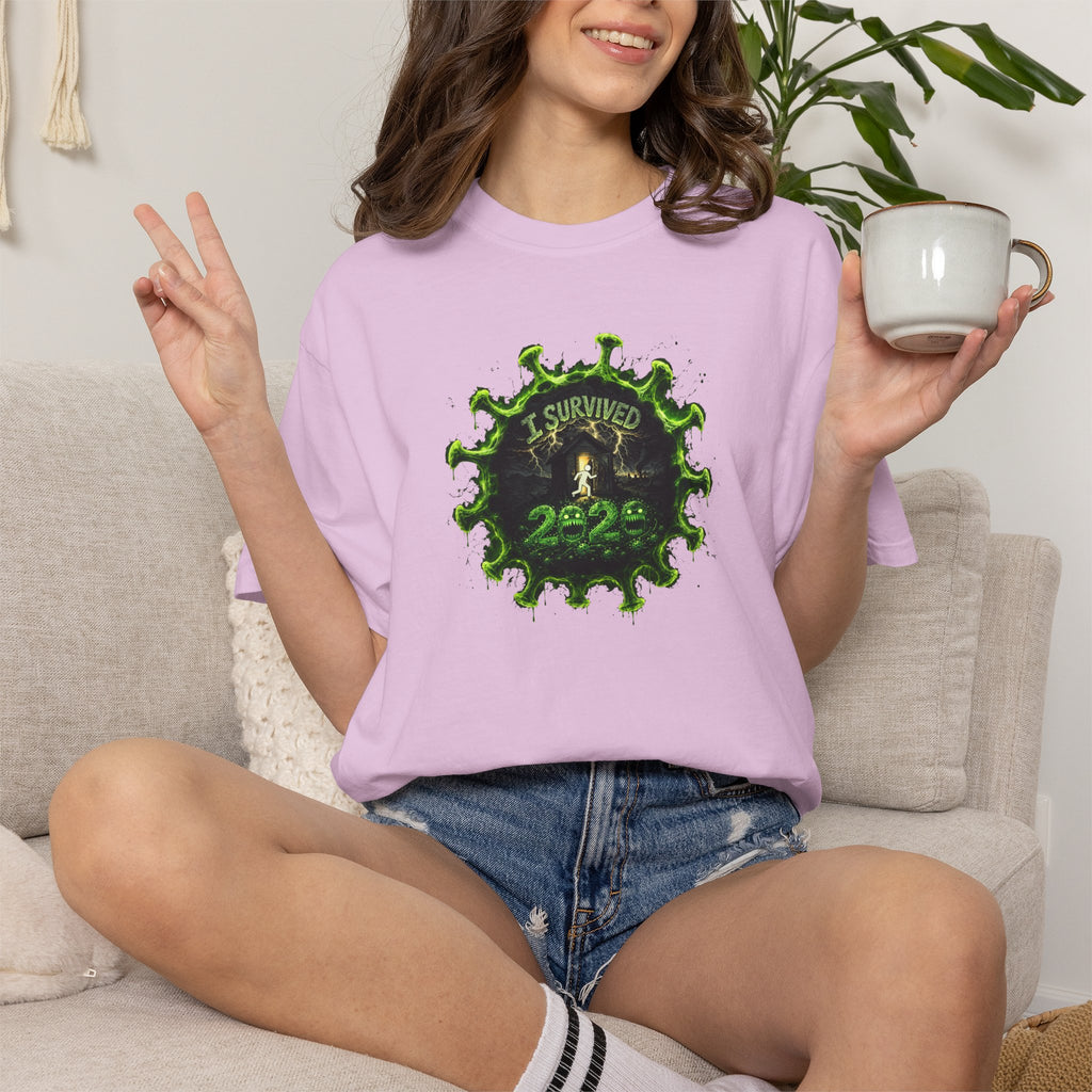 I Survived 2020 — PANDEMIC S1:E5: Director's Cut "Delivery Doomsday" Unisex Garment-Dyed T-shirt