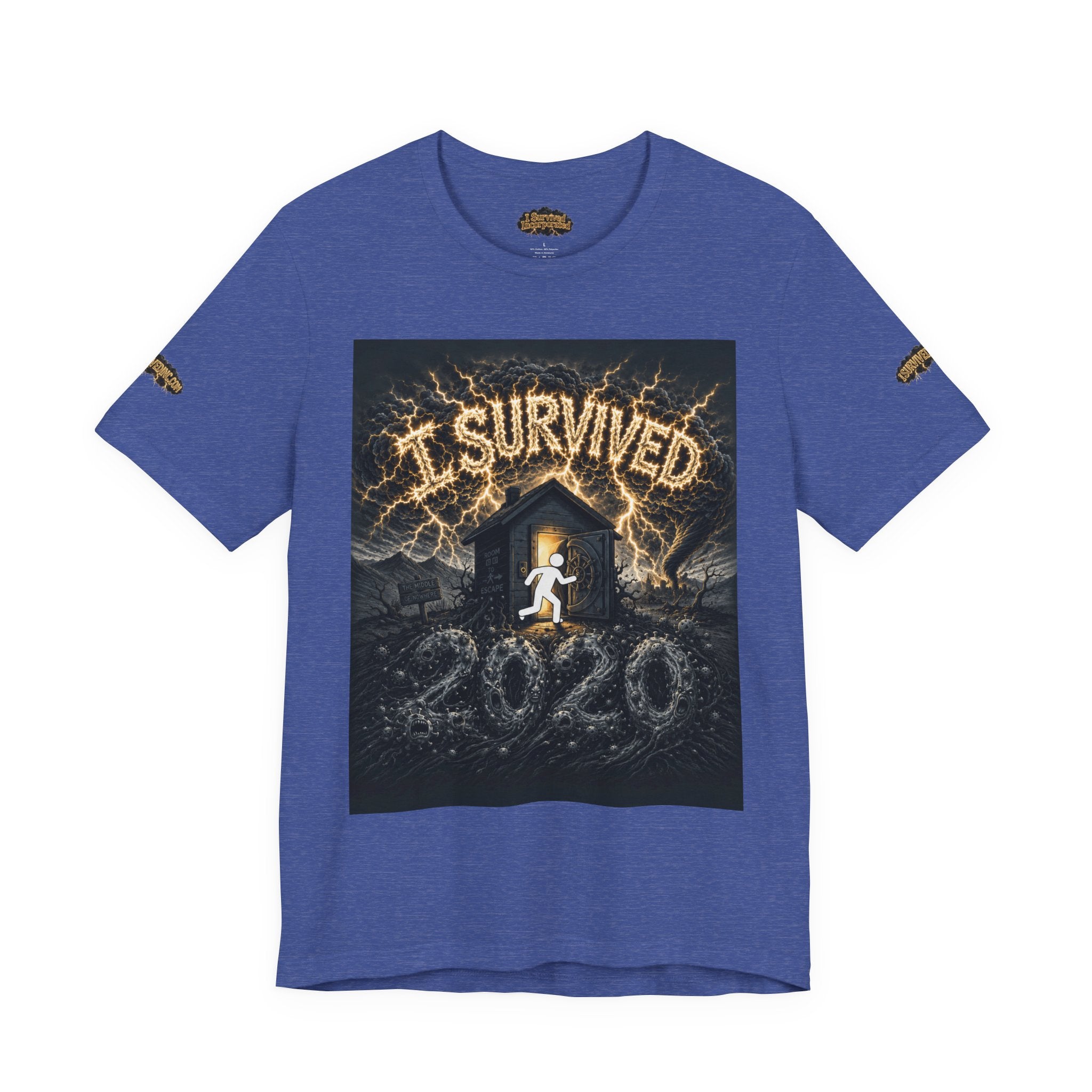 I Survived 2020 — Original Design Teaser Tee | Season 1 Premiere Drop Unisex Jersey Short Sleeve Tee