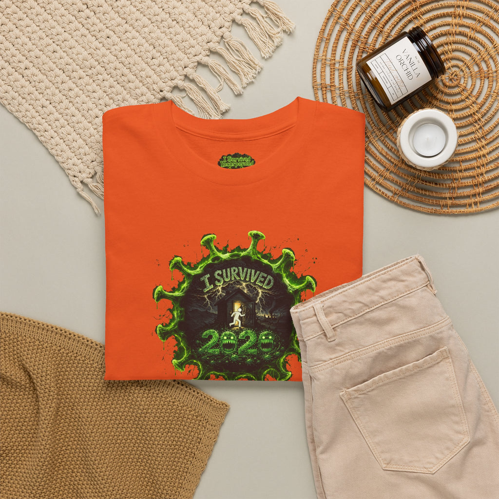 I Survived 2020 — PANDEMIC S1:E4: Director's Cut "Mask Madness" Unisex Heavy Cotton Tee