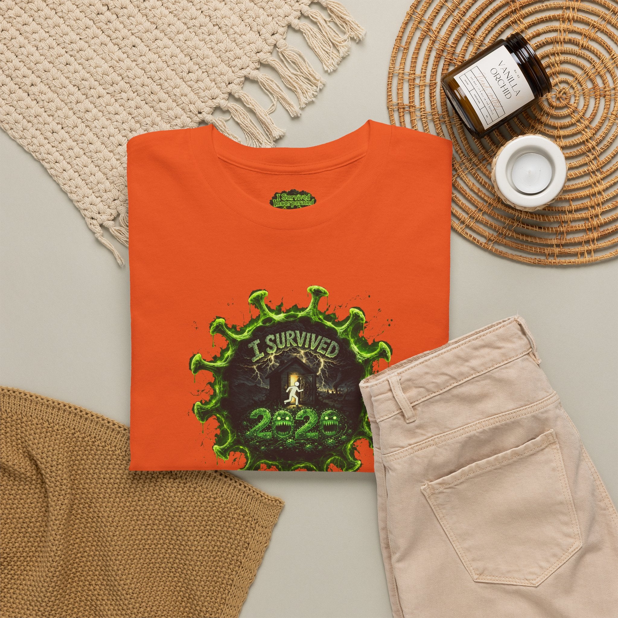 I Survived 2020 — PANDEMIC S1:E4: Director's Cut "Mask Madness" Unisex Heavy Cotton Tee