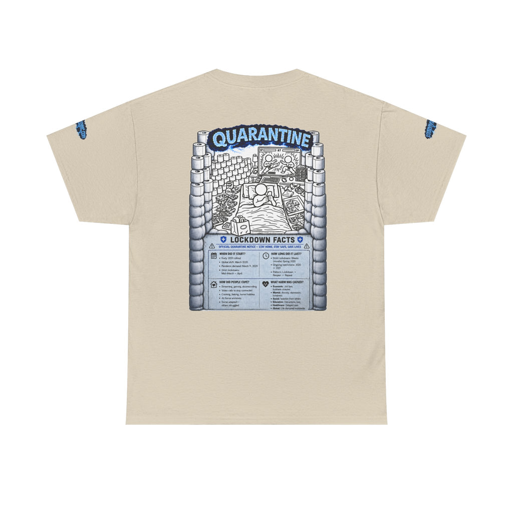 I Survived 2020 — LOCKDOWN S3:E1: Special Edition "Quarantine" Unisex Heavy Cotton Tee