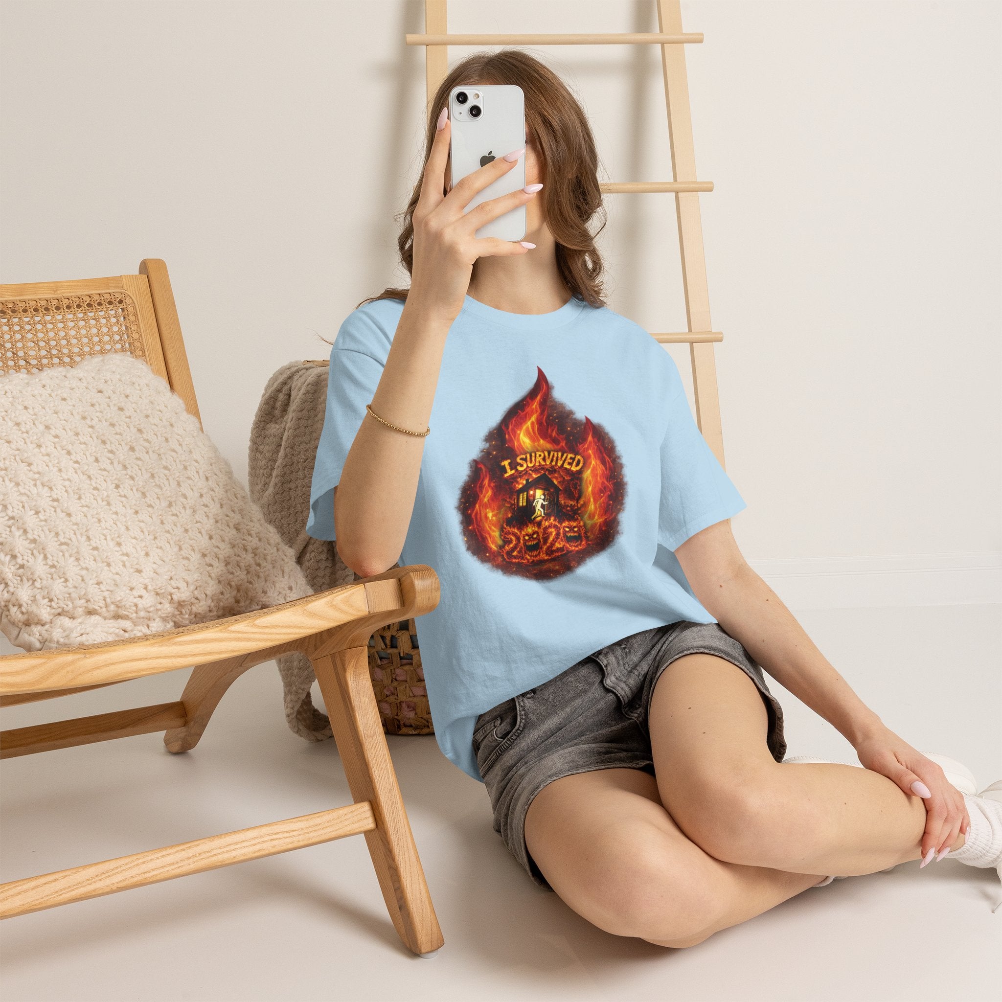 I Survived 2020 — Director's Cut S2:E2 "The Bobcat Fire" | Wildfire Edition Memorial Unisex Heavy Cotton Tee