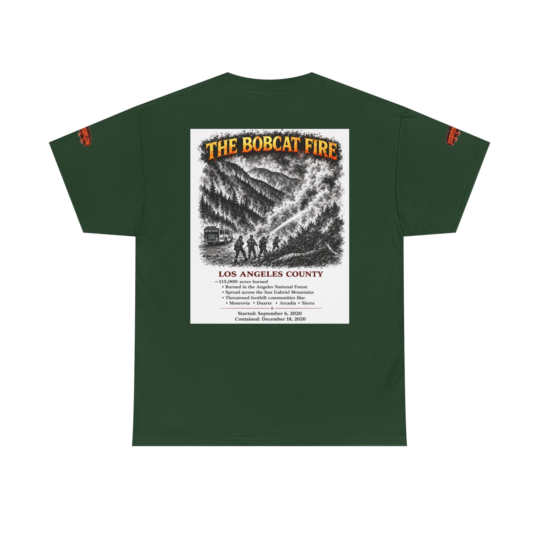 I Survived 2020 — S2:E2 "The Bobcat Fire" | Wildfire Edition Memorial Unisex Heavy Cotton Tee (SPECIAL EDITION)
