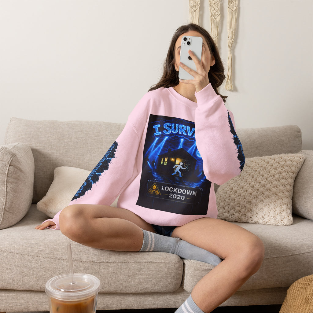 I Survived 2020 — LOCKDOWN S3:E1: "Quarantine" Unisex Heavy Blend™ Crewneck Sweatshirt