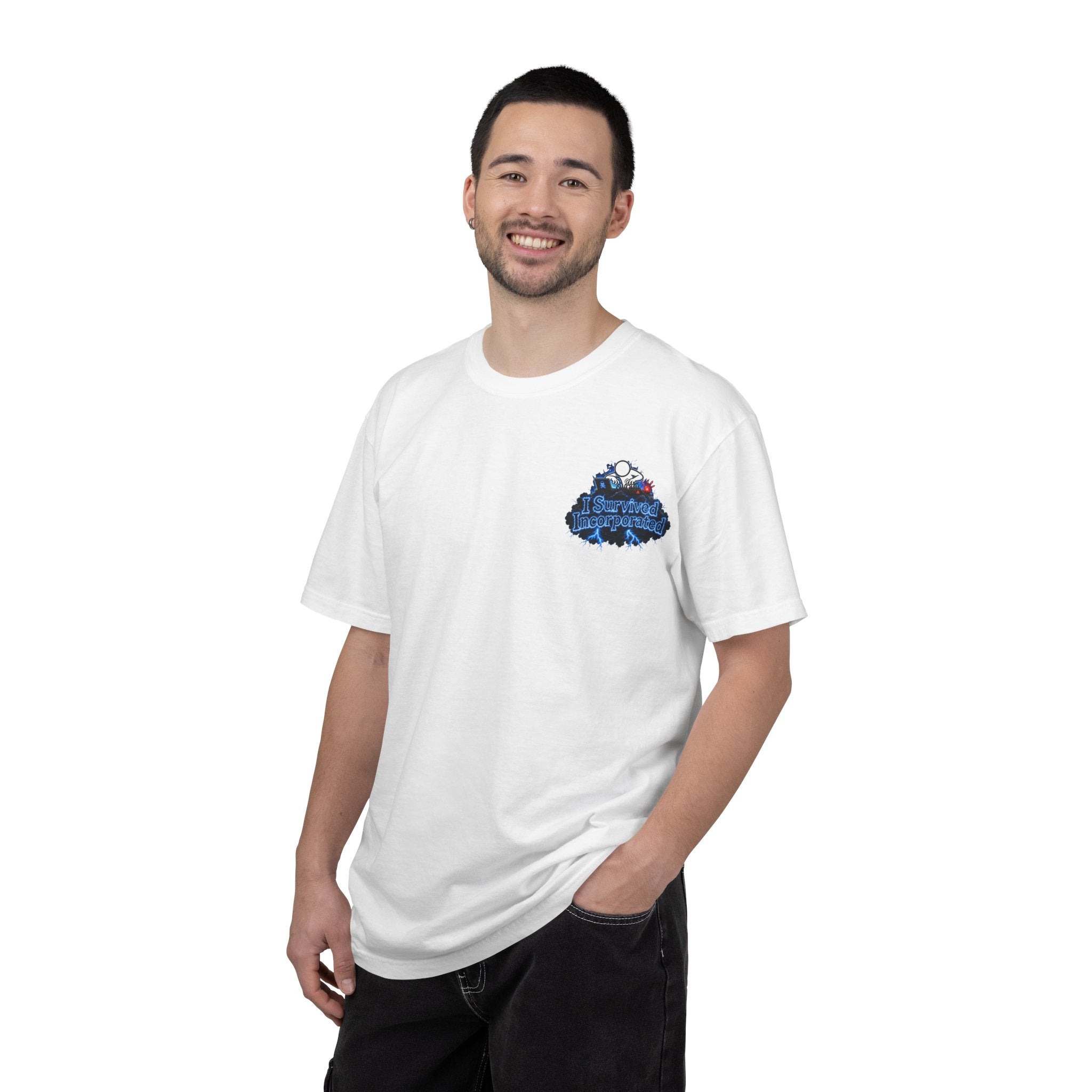 I Survived 2020 — "Please Stand By" Test Pattern Tee Lockdown Special Edition Summer Exclusive Unisex Garment-Dyed T-shirt