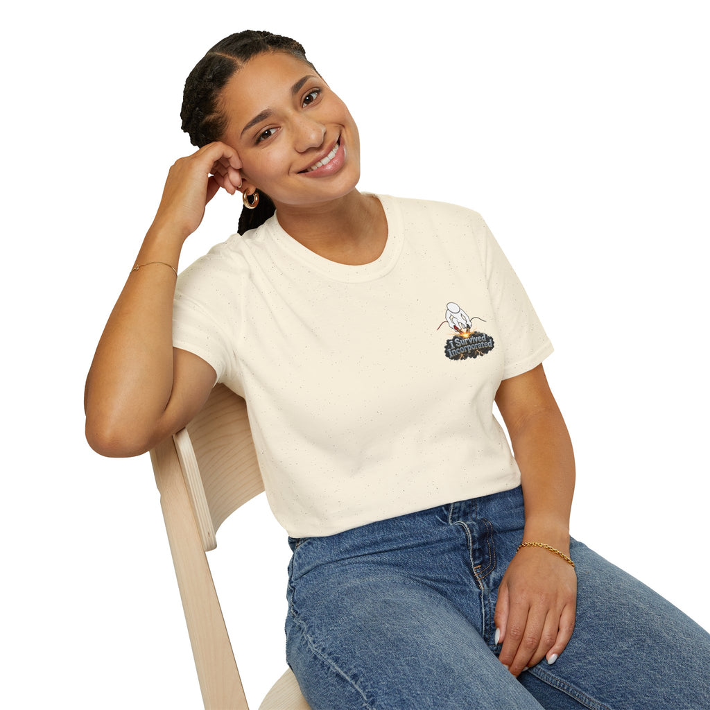 I Survived 2020 — "Please Stand By" Test Pattern Tee Summer Premier Unisex Softstyle T-Shirt