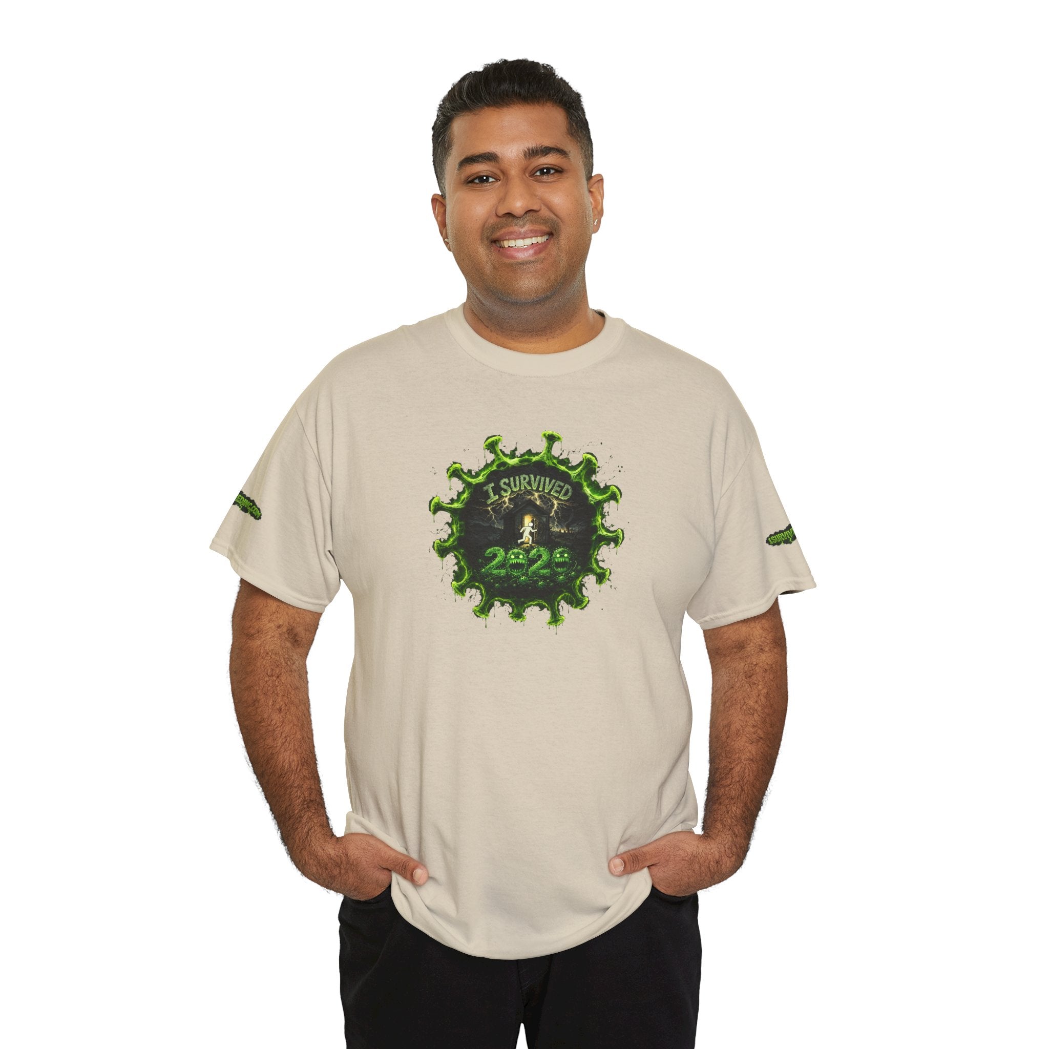 I Survived 2020 — PANDEMIC S1:E4: Director's Cut Special Edition "Mask Madness" Unisex Heavy Cotton Tee