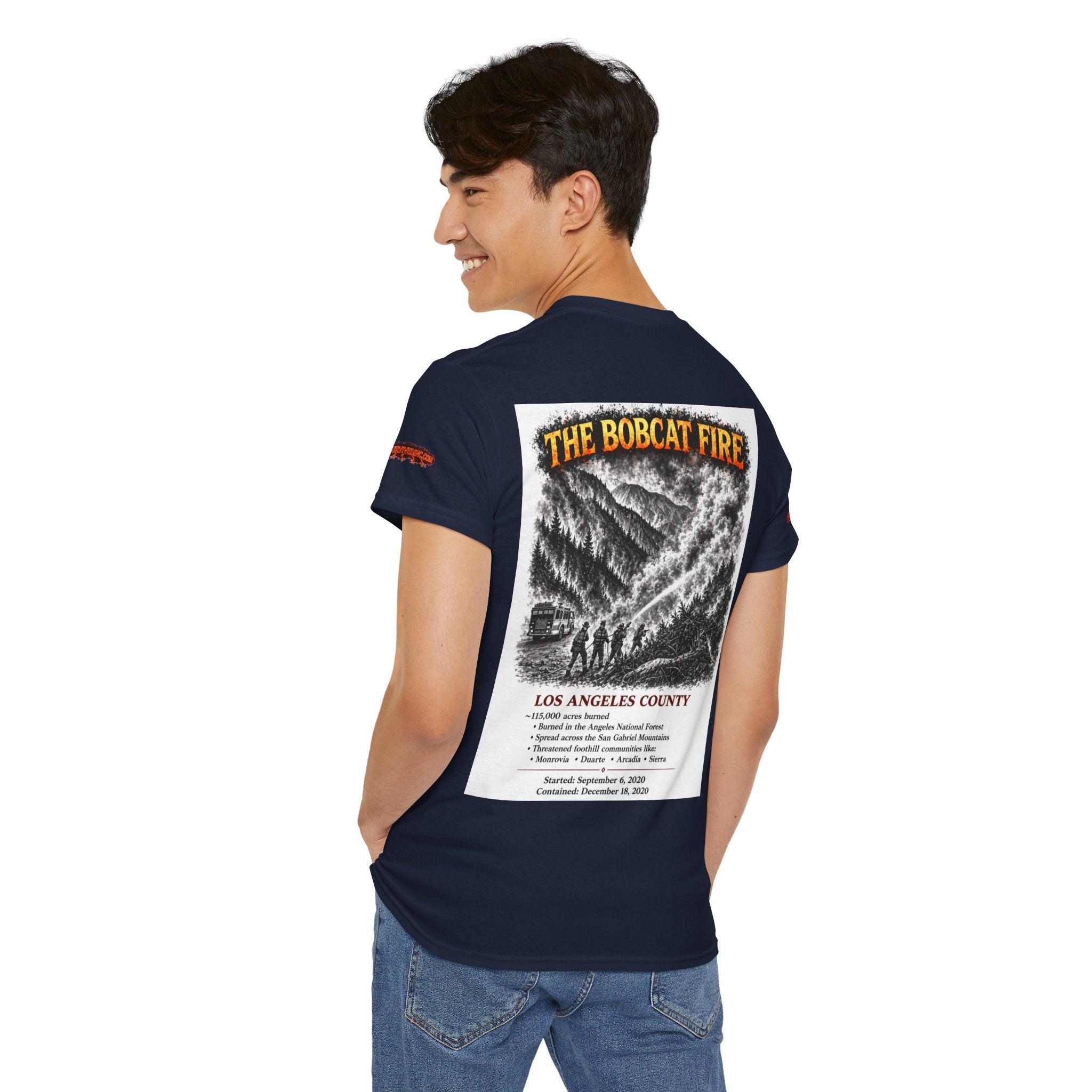 I Survived 2020 — S2:E2 "The Bobcat Fire" | Wildfire Edition Memorial Unisex Heavy Cotton Tee (SPECIAL EDITION)