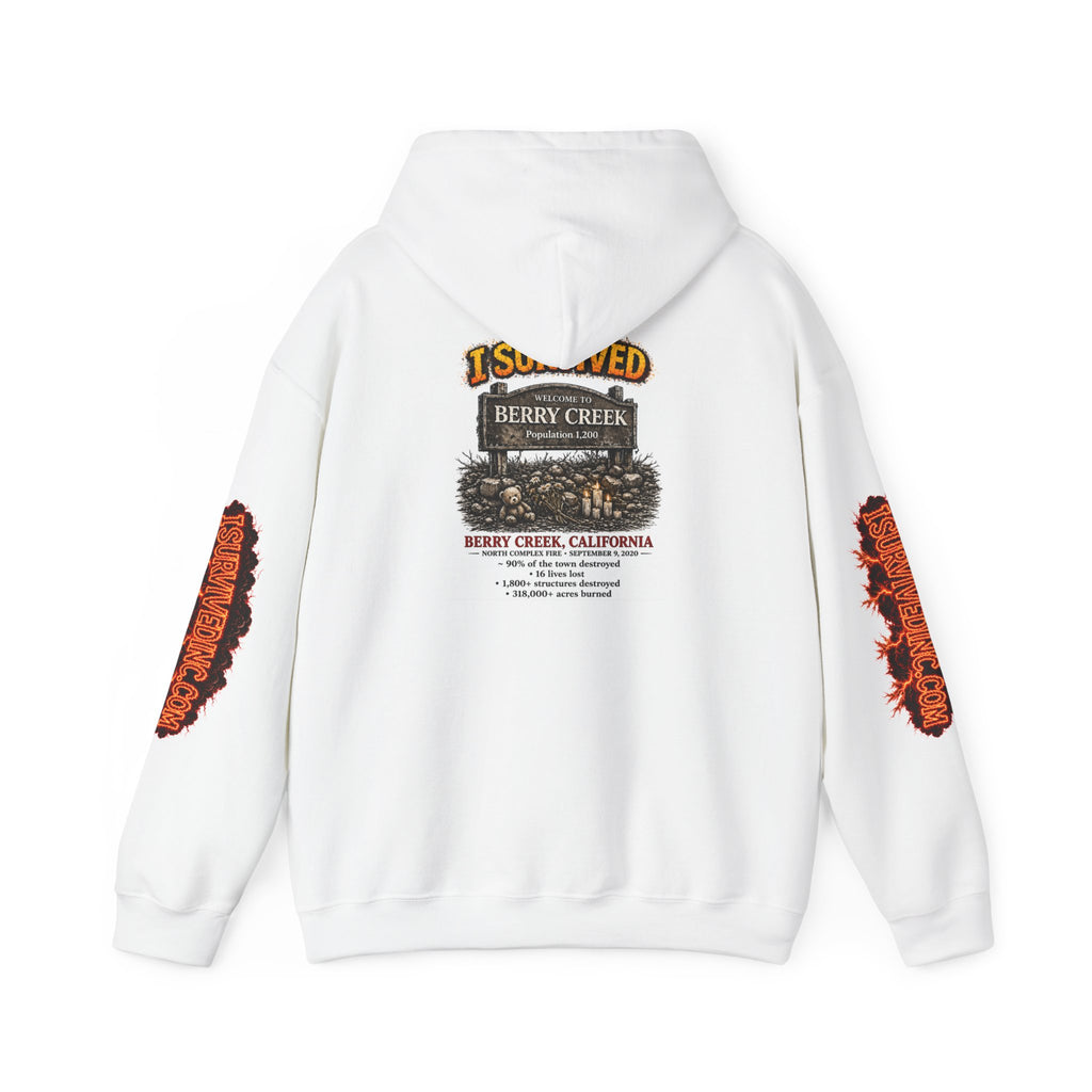I Survived 2020 — S2:E1 "Berry Creek" | Wildfire Edition Memorial Hoodie Sweatshirt