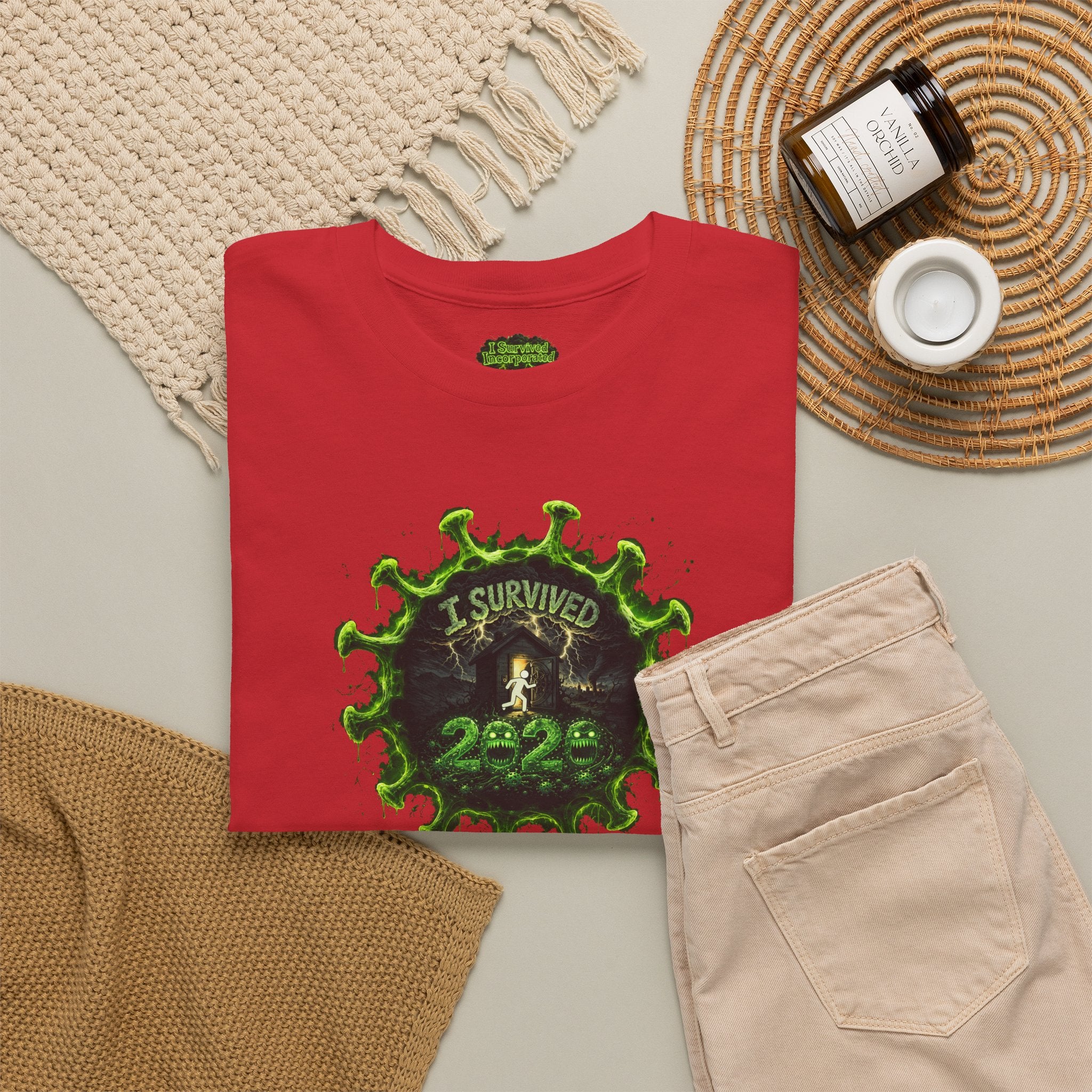 I Survived 2020 — PANDEMIC S1:E2: Director's Cut "The Coming of COVID" Unisex Heavy Cotton Tee