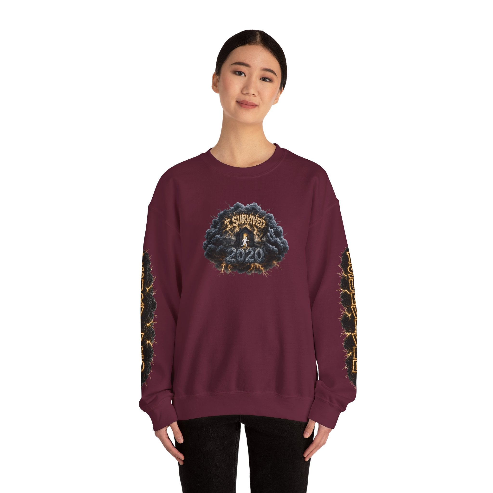 I Survived 2020 — Original PILOT Design: Director's Cut Special Edition Unisex Heavy Blend™ Crewneck Sweatshirt
