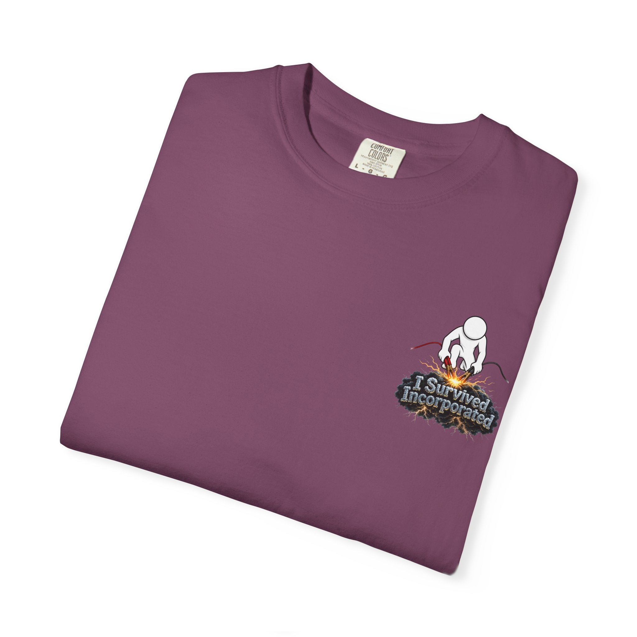 I Survived 2020 — "Please Stand By" Test Pattern Tee Summer Premier Unisex Garment-Dyed T-shirt