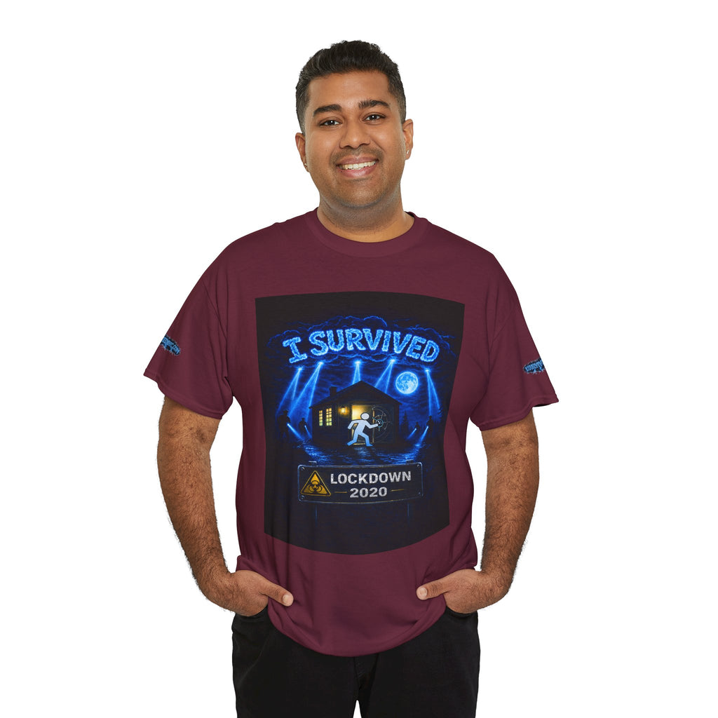 I Survived 2020 — LOCKDOWN S3:E3: Special Edition "Remote Schooling" Unisex Heavy Cotton Tee
