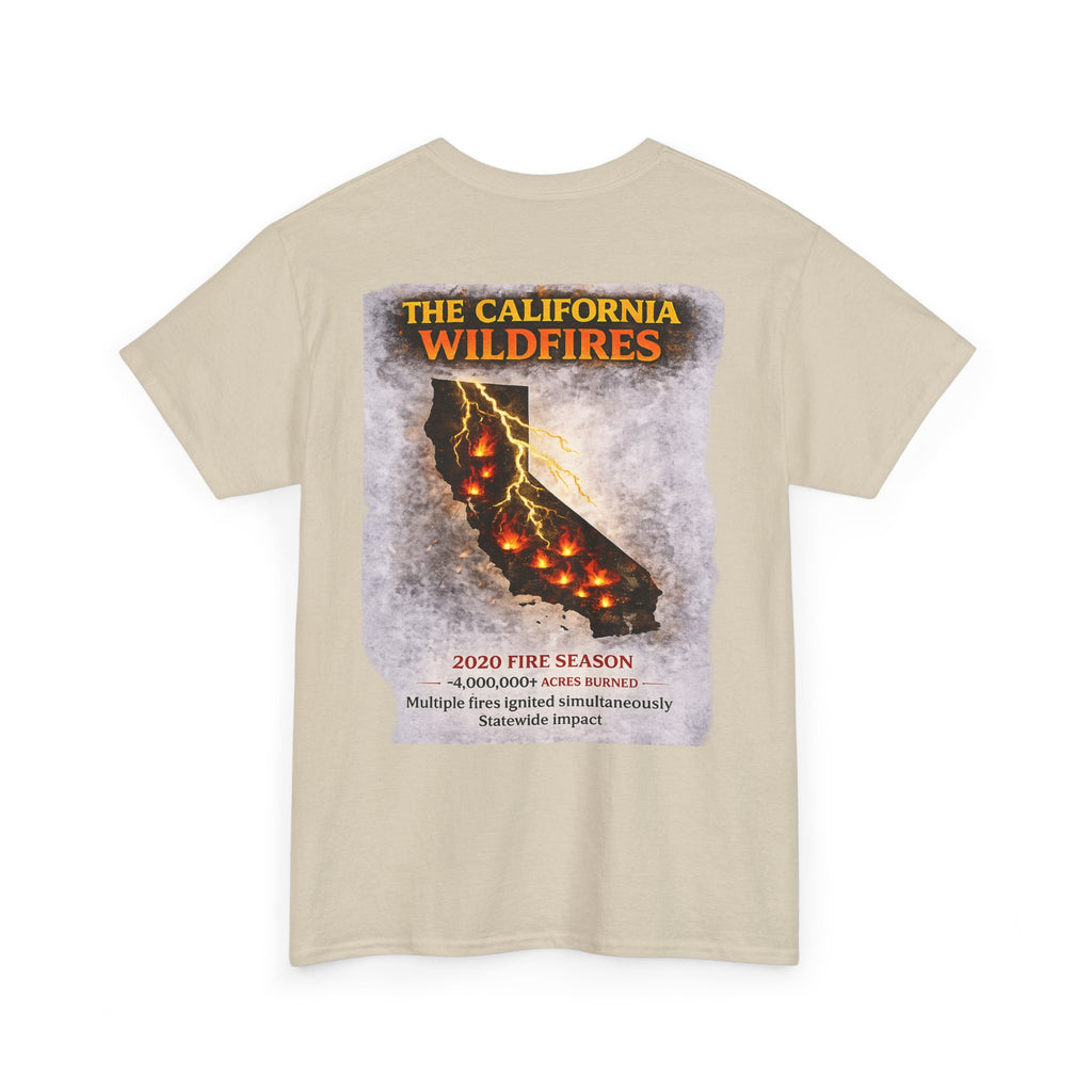 I Survived 2020 — Director's Cut S2:E3 "The California Wildfires" | Wildfire Edition Memorial Unisex Heavy Cotton Tee