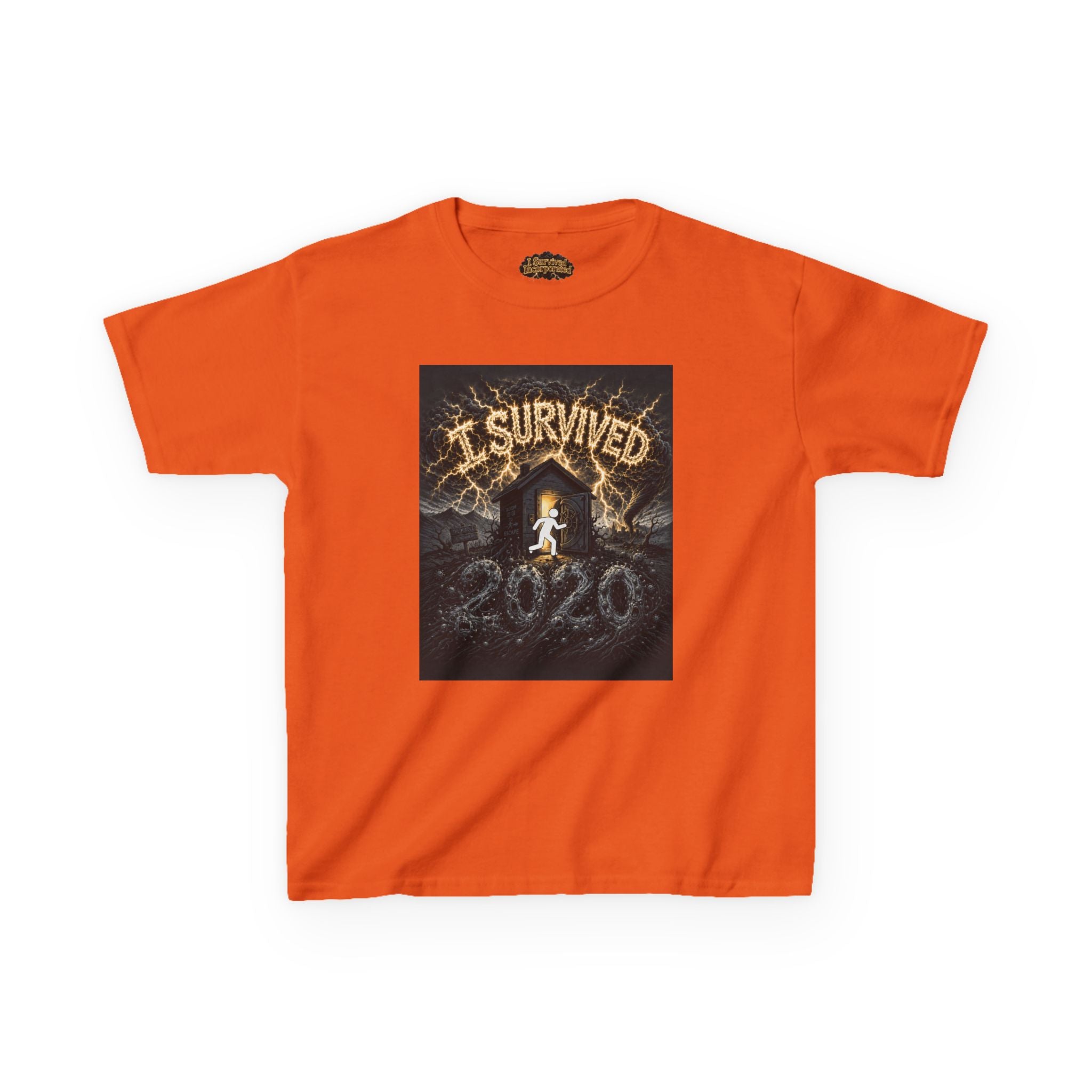 I Survived 2020 — Original Design Teaser Tee | Season 1 Premiere Drop Kids Heavy Cotton™ Tee