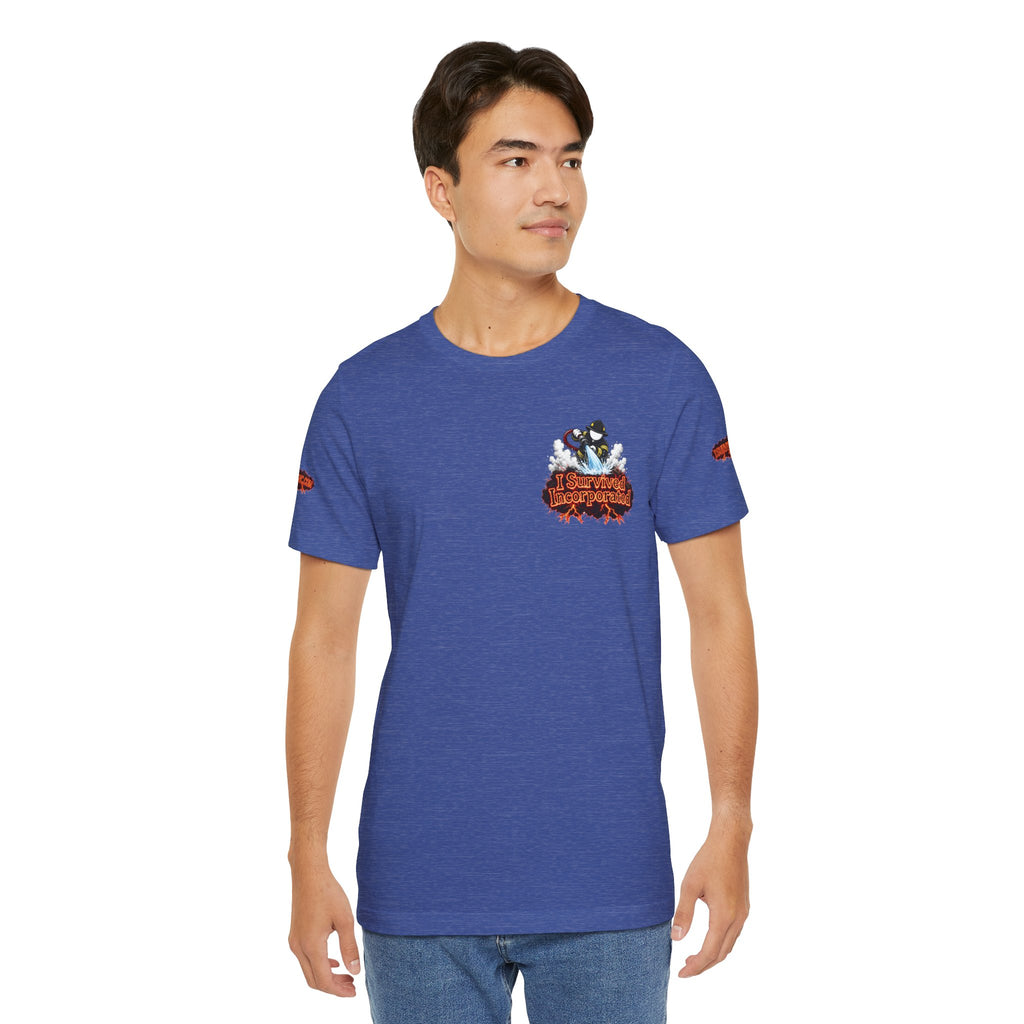 I Survived 2020 — "Please Stand By" Test Pattern Tee Wildfire Signal Special Edition Summer Premiere Unisex Jersey Short Sleeve Tee