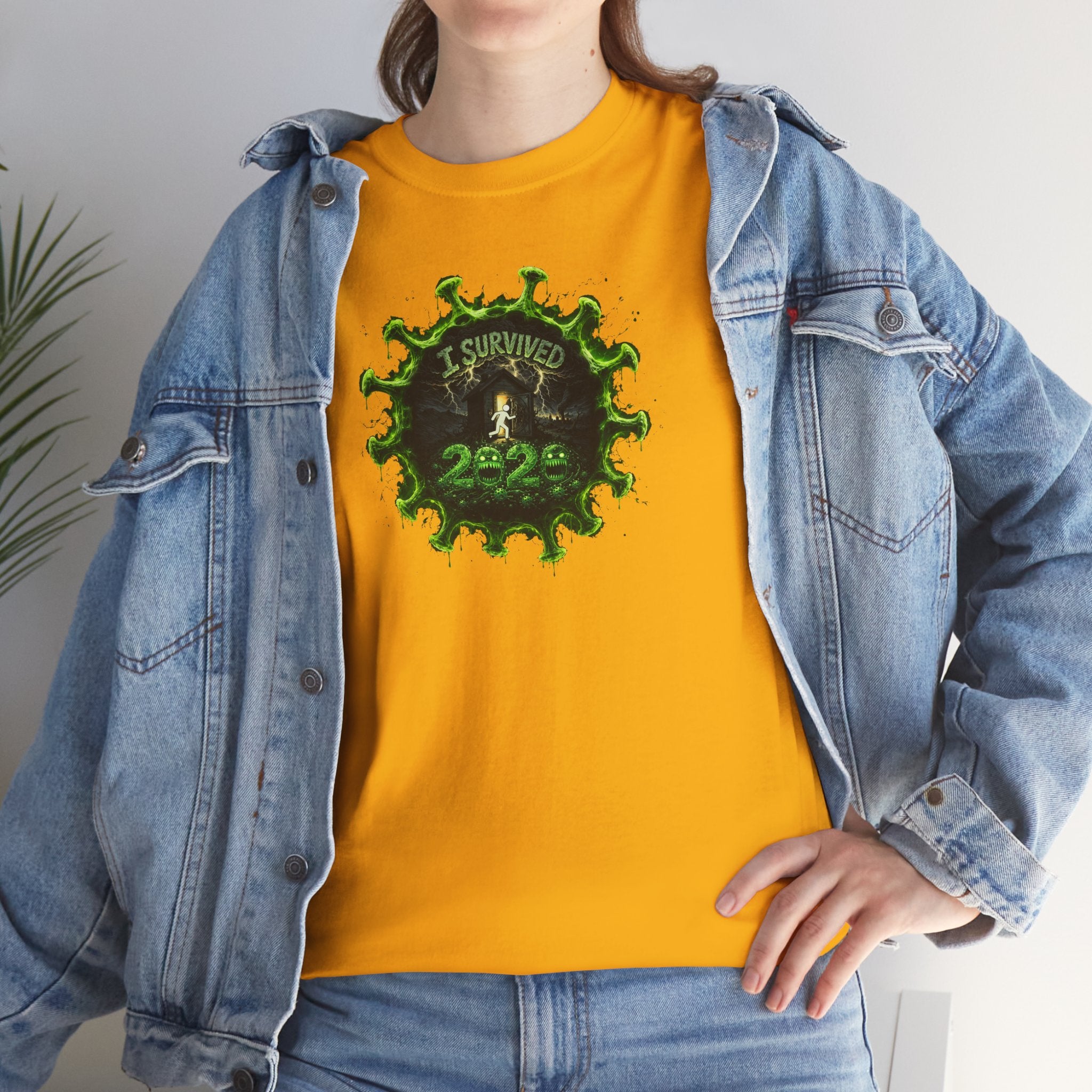 I Survived 2020 — PANDEMIC S1:E2: Director's Cut "The Coming of COVID" Unisex Heavy Cotton Tee