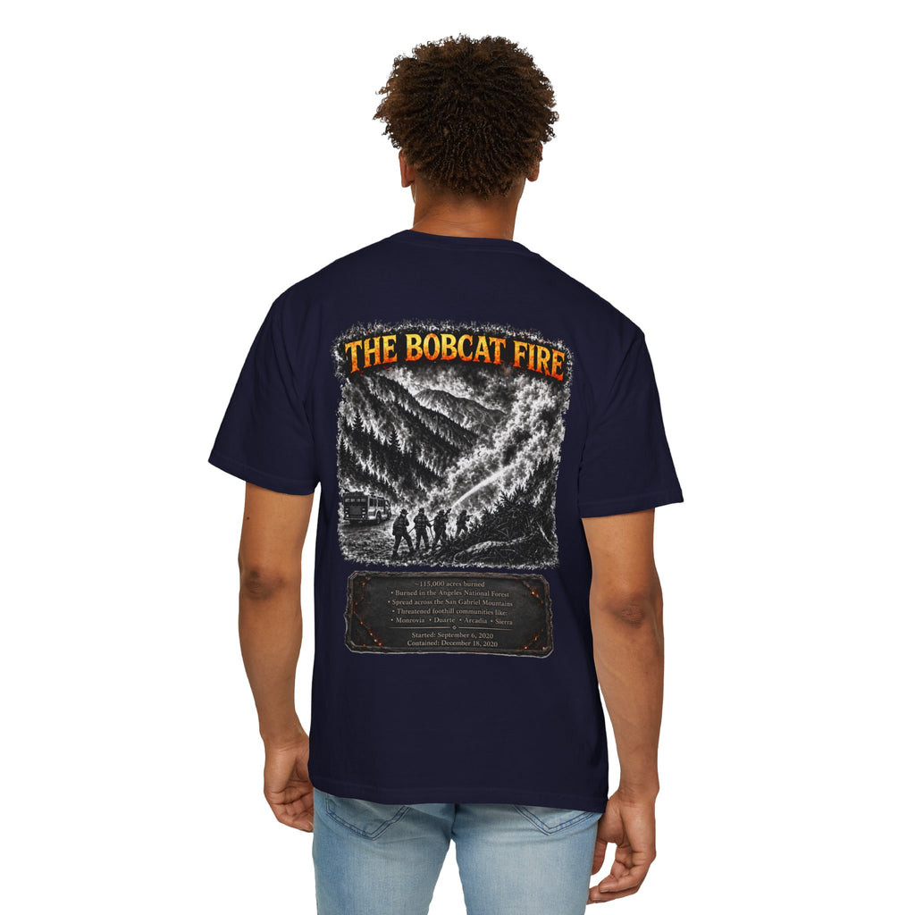 I Survived 2020 — WILDFIRES S2:E2: "The Bobcat Fire" Memorial Unisex Garment-Dyed T-shirt