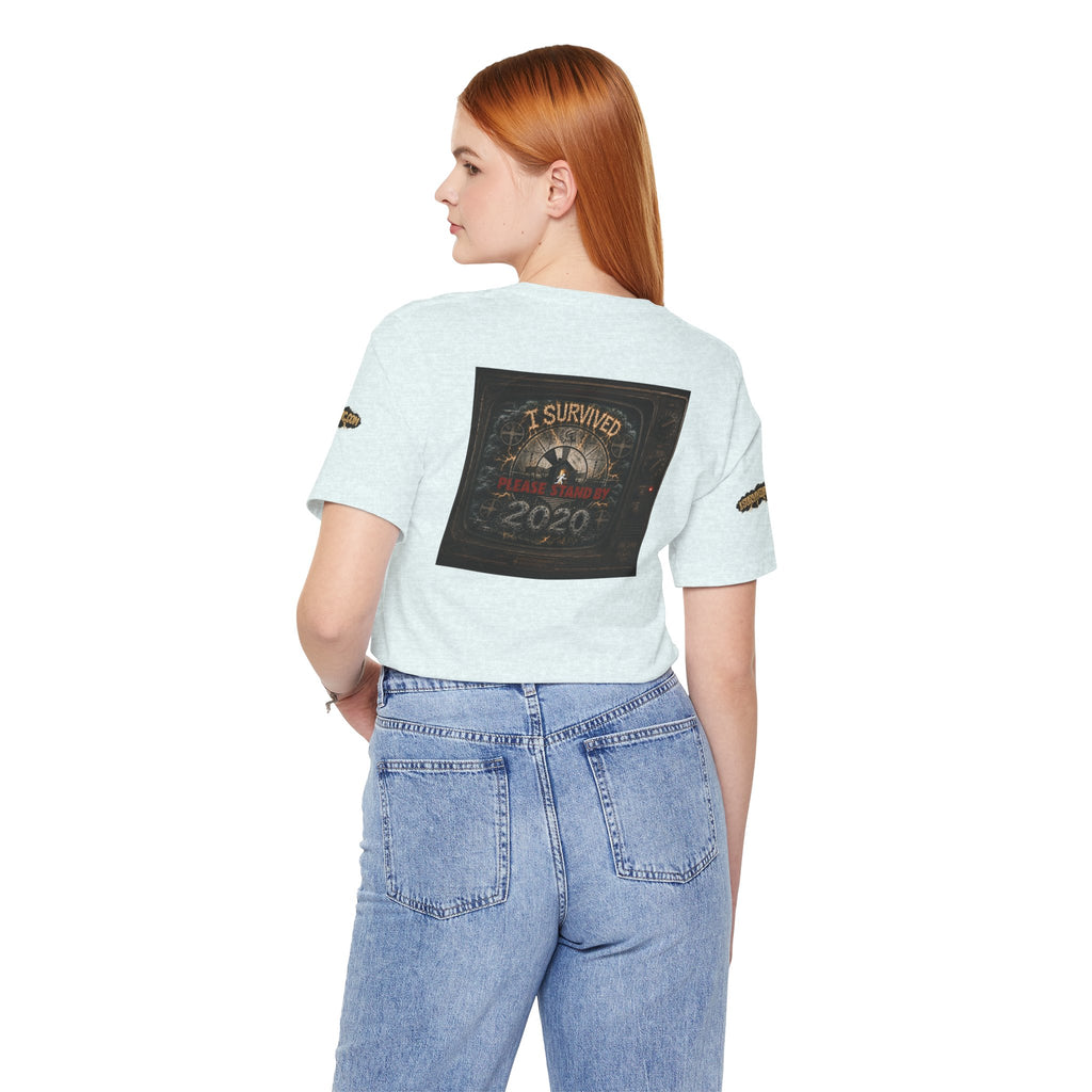 I Survived 2020 — "Please Stand By" Test Pattern Tee Special Edition Summer Premier Unisex Jersey Short Sleeve Tee