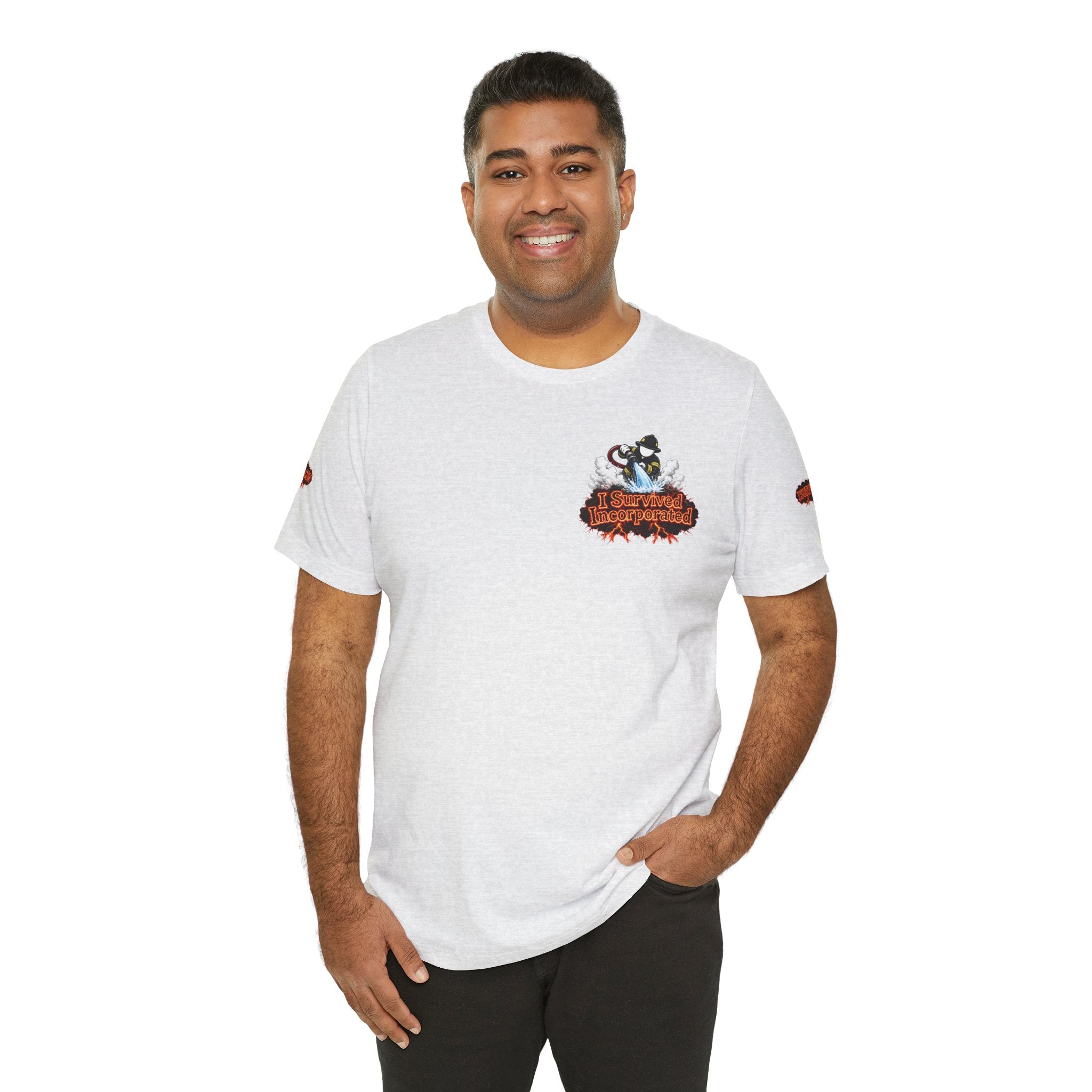 I Survived 2020 — "Please Stand By" Test Pattern Tee Wildfire Signal Special Edition Summer Premiere Unisex Jersey Short Sleeve Tee