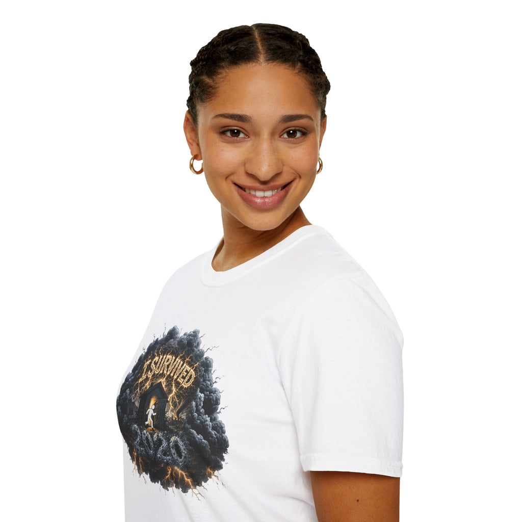 I Survived 2020 — Director's Cut Original Design Teaser Tee | Season 1 Premiere Drop Unisex Softstyle T-Shirt