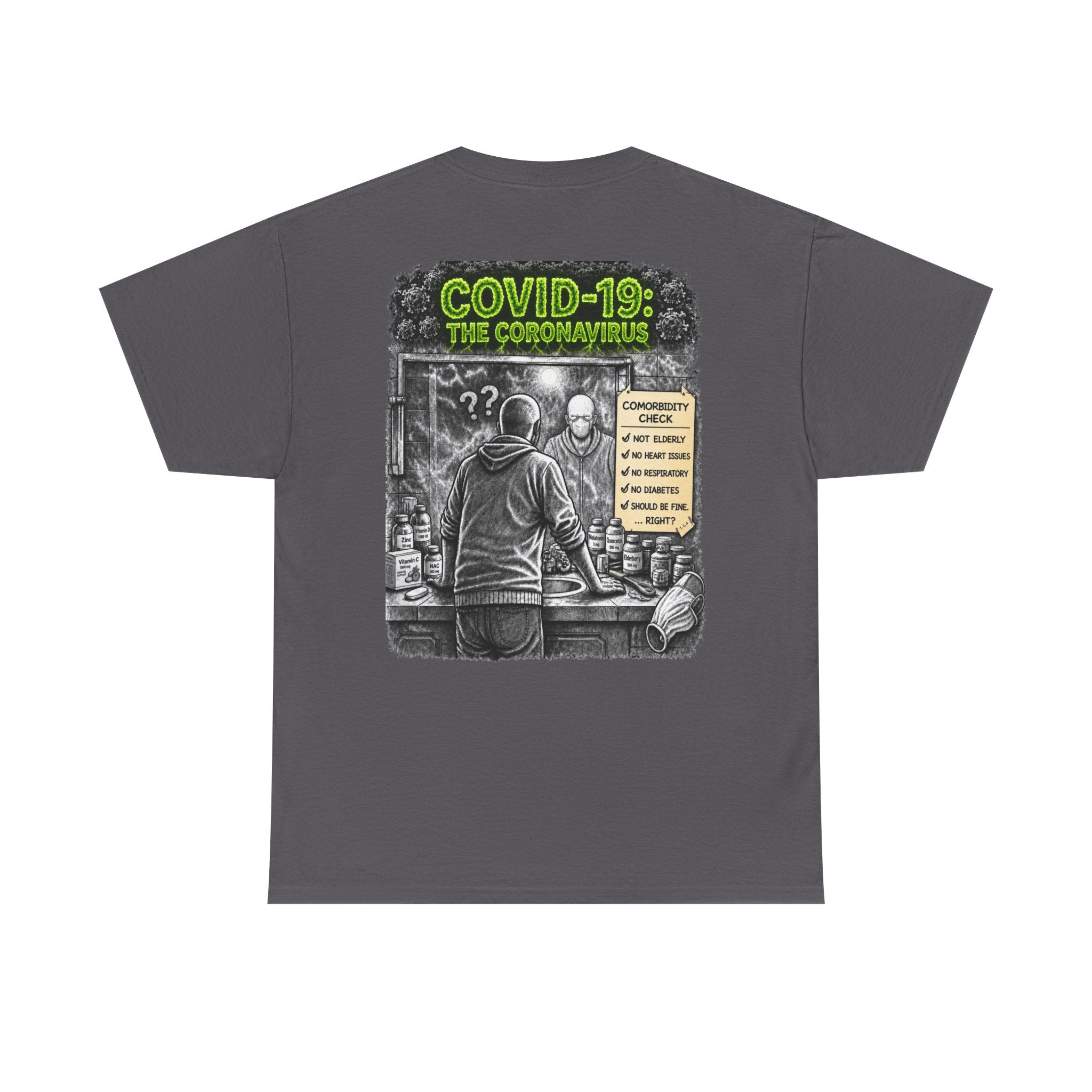 I Survived 2020 — S1:E1 "COVID-19: The Coronavirus" | Pandemic Edition Unisex Heavy Cotton Tee
